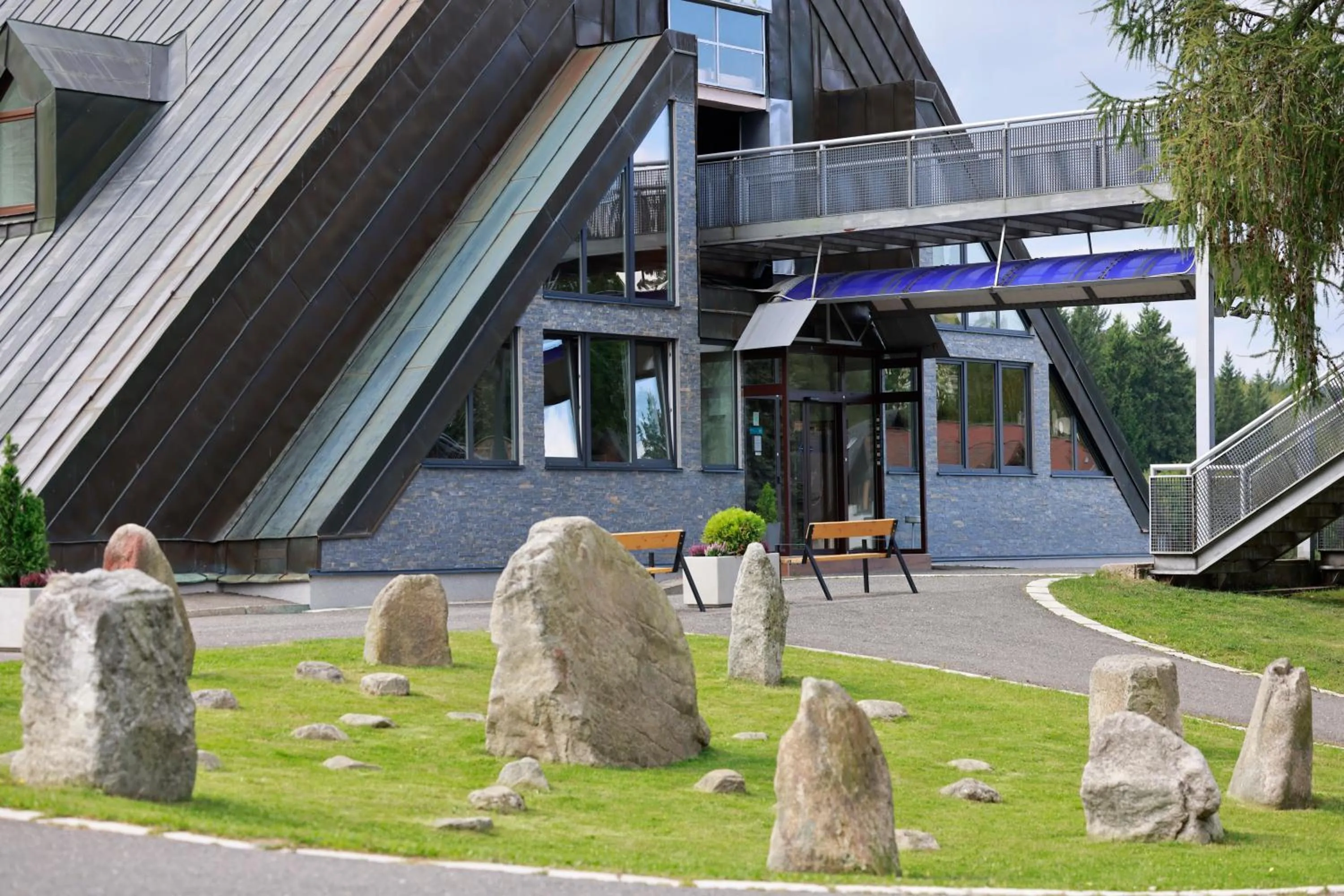 Facade/entrance in Hotel Skicentrum