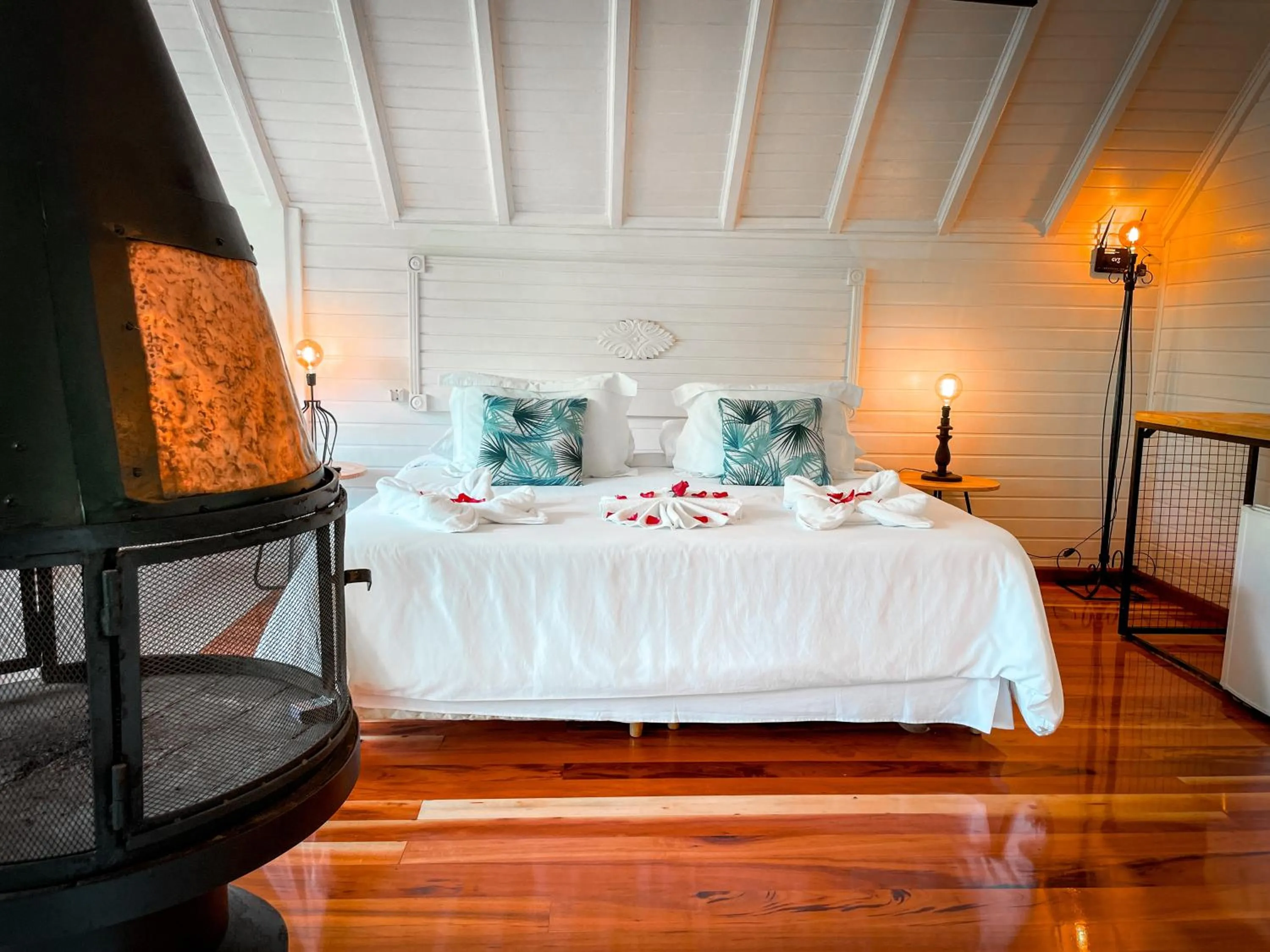 Bed in Pousada Solar D'Araucaria