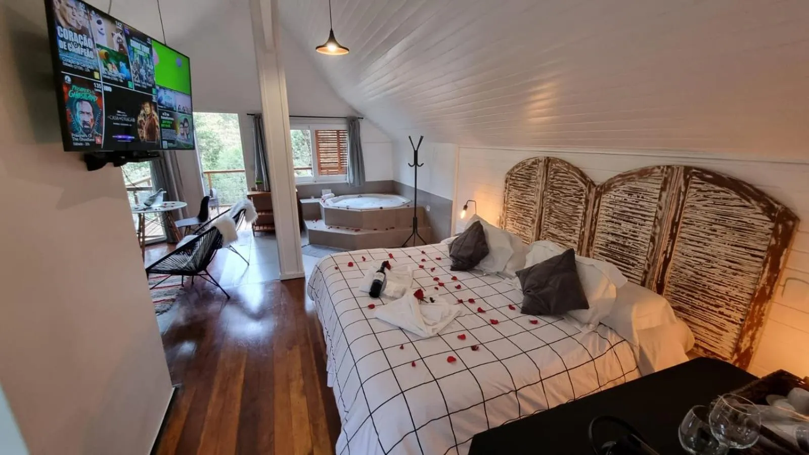 Bed in Pousada Solar D'Araucaria