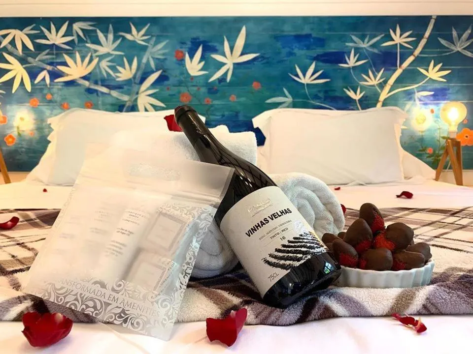 Bed in Pousada Solar D'Araucaria