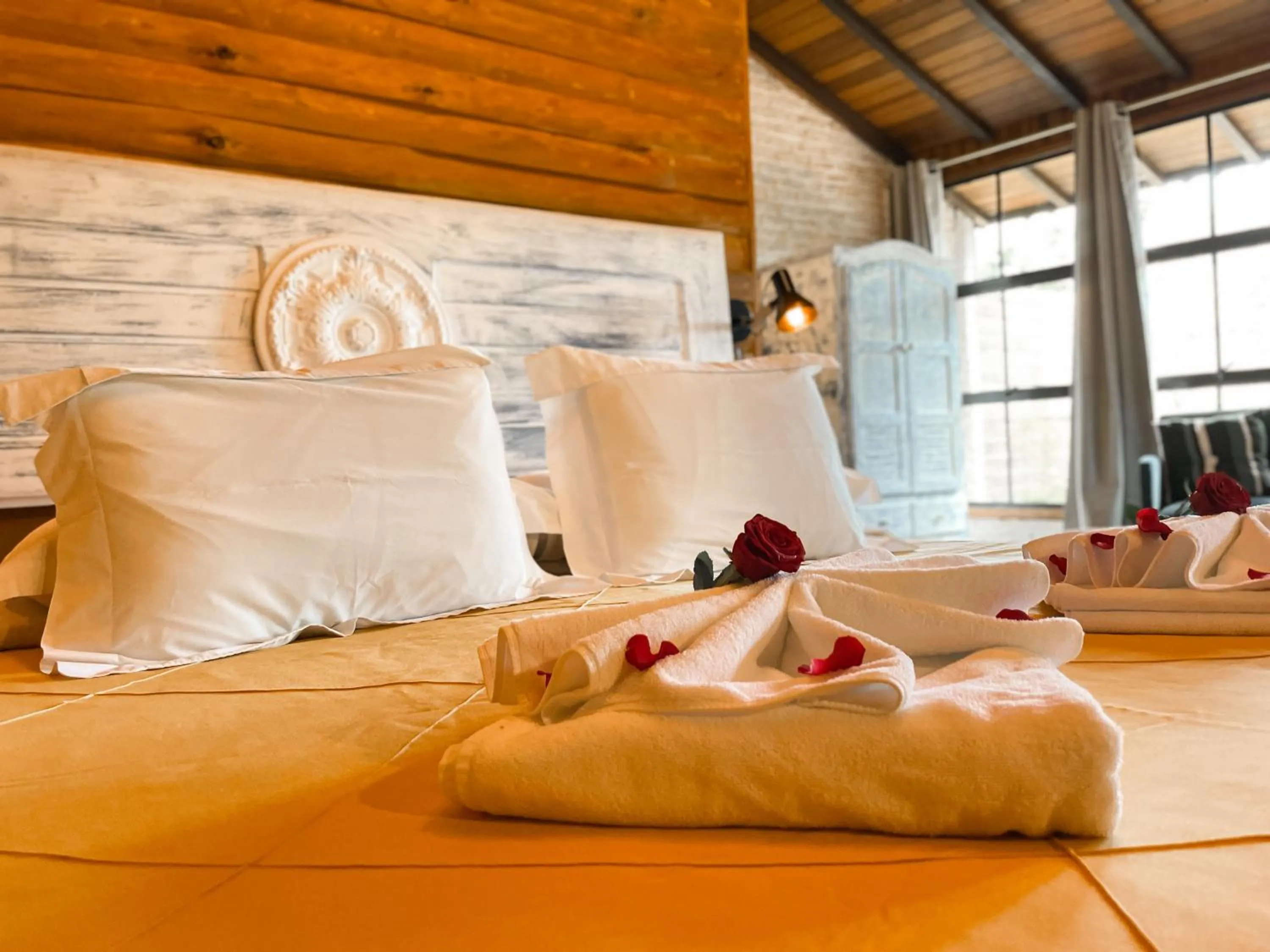 Bed in Pousada Solar D'Araucaria