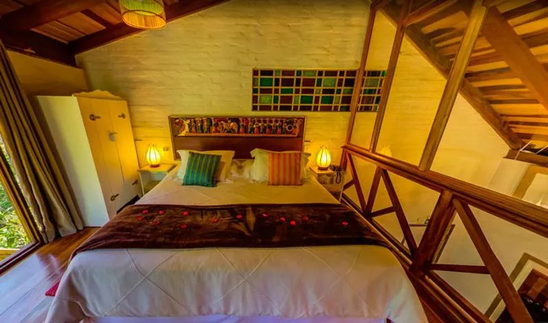 Bed in Pousada Solar D'Araucaria