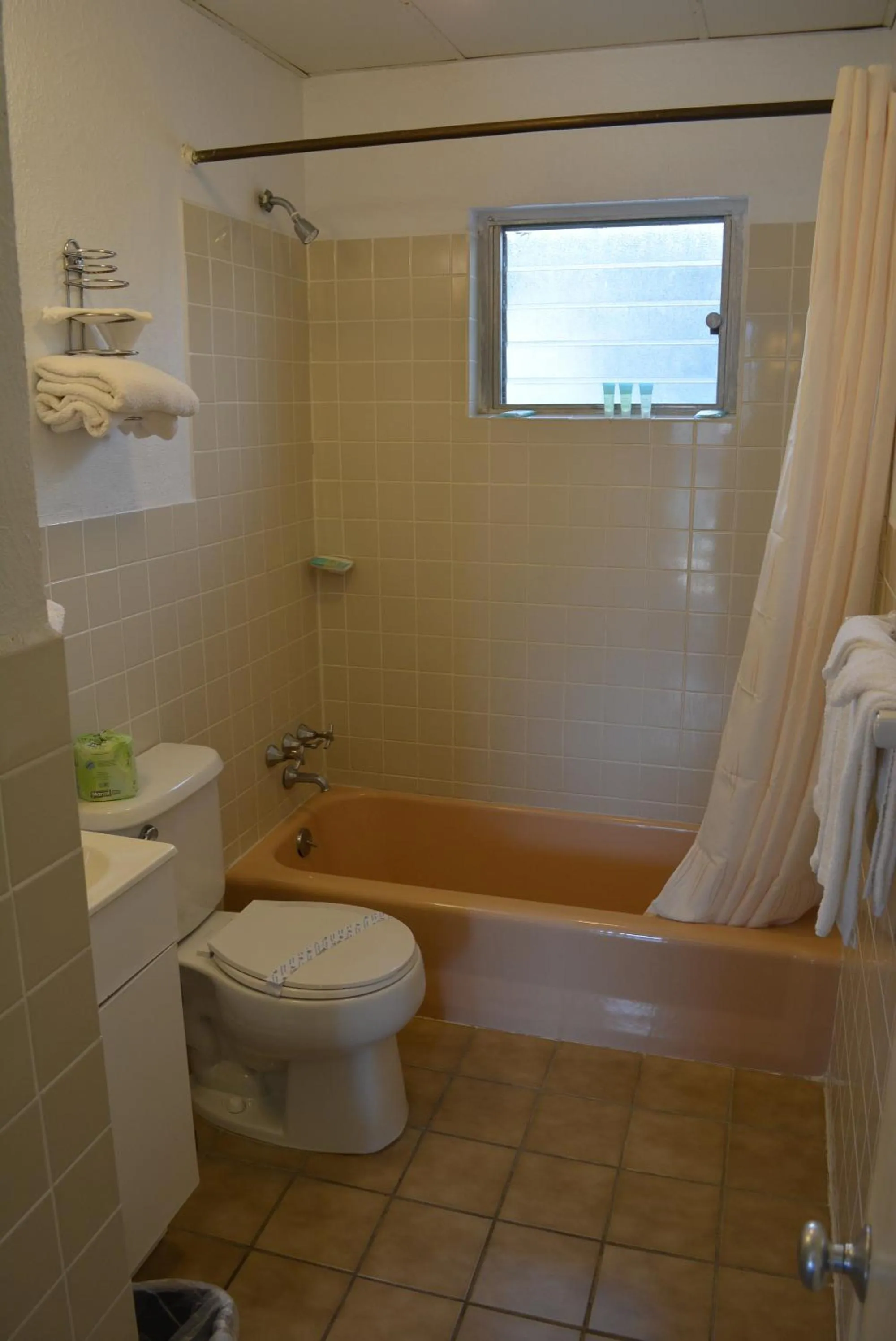 Bathroom in Royal Court Motel