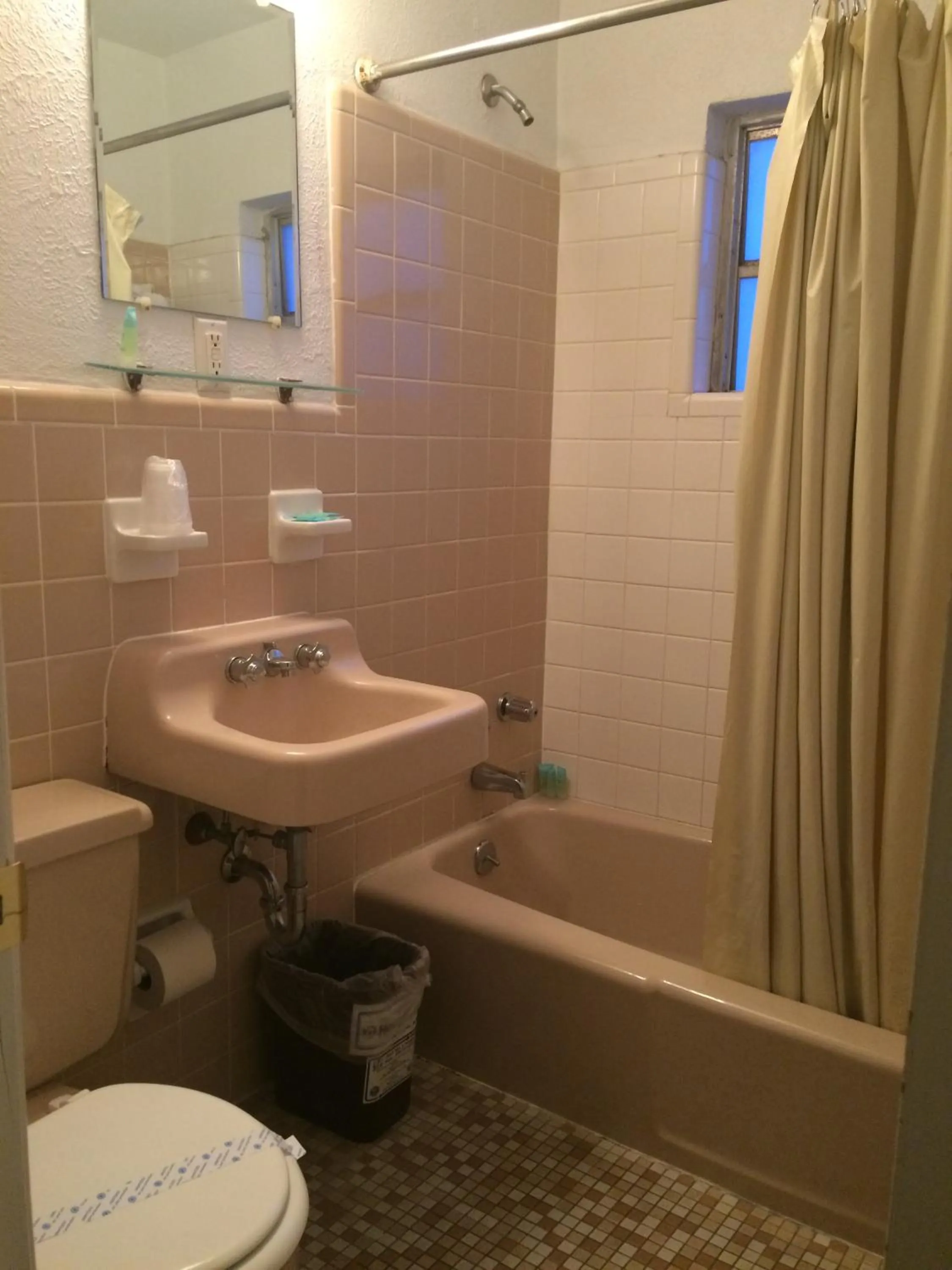 Bathroom in Royal Court Motel