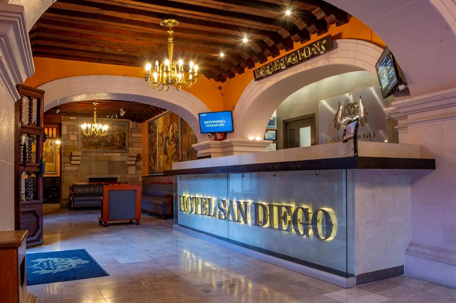 Lobby or reception in Hotel San Diego