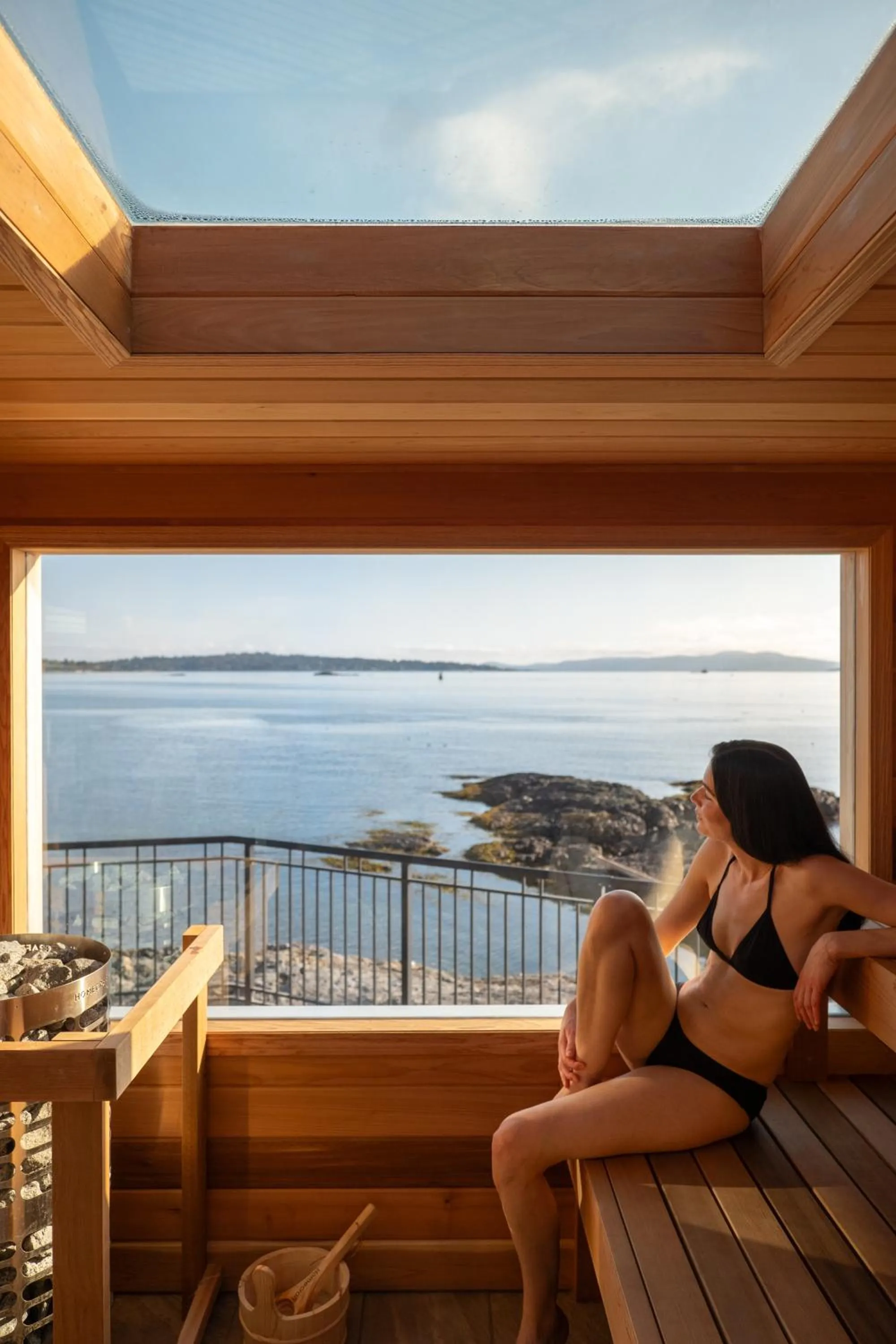 Sauna in Oak Bay Beach Hotel
