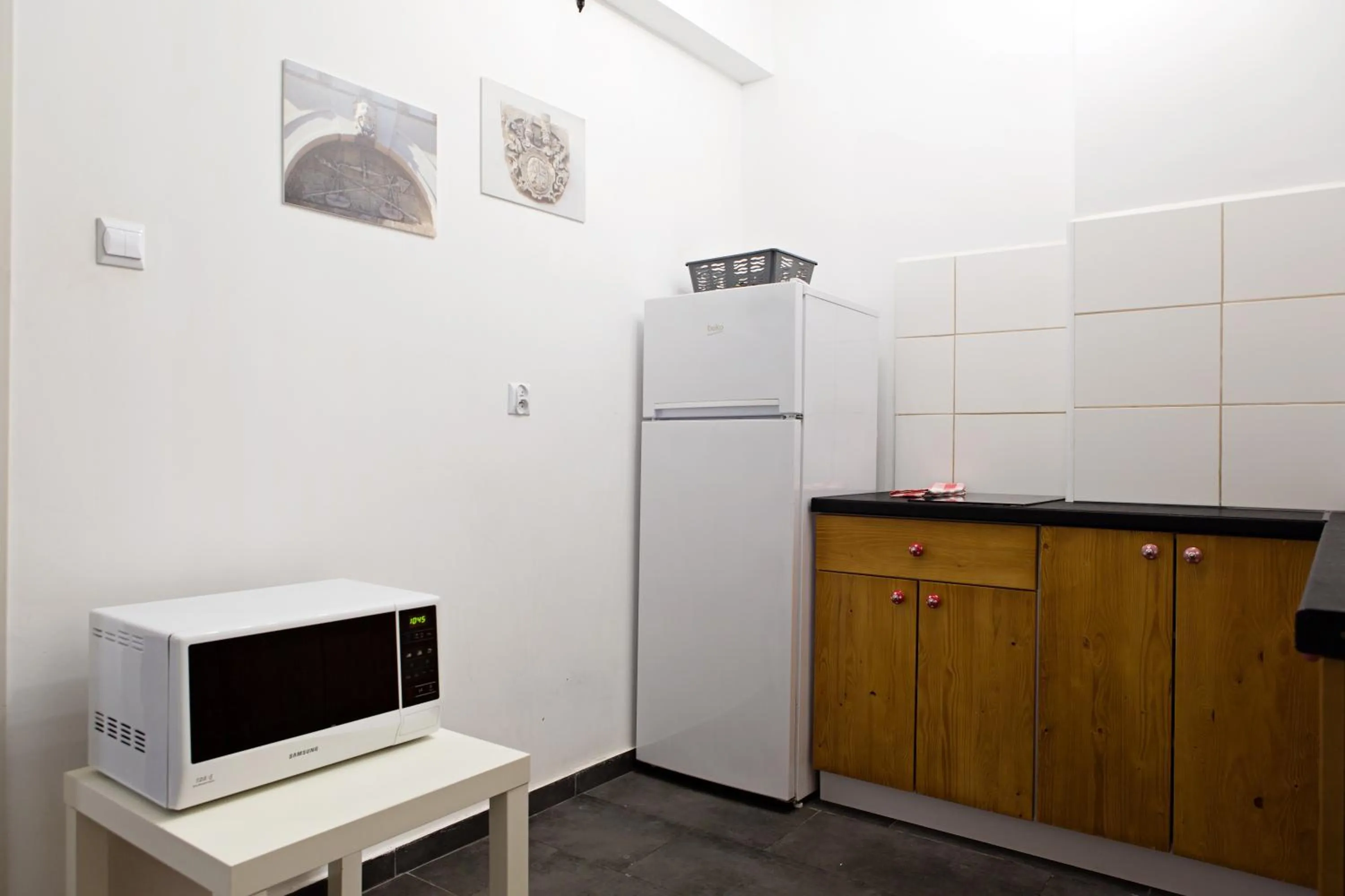 Communal kitchen in Hostel Starówka