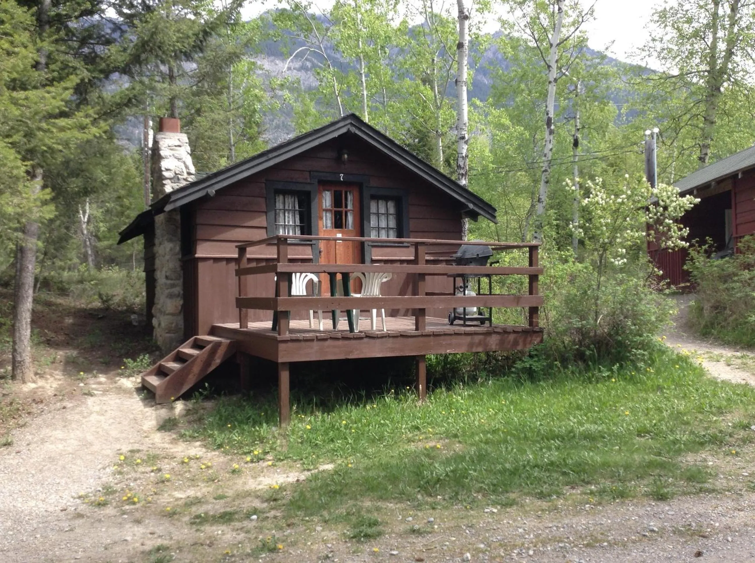 Patio in Addison's Bungalows