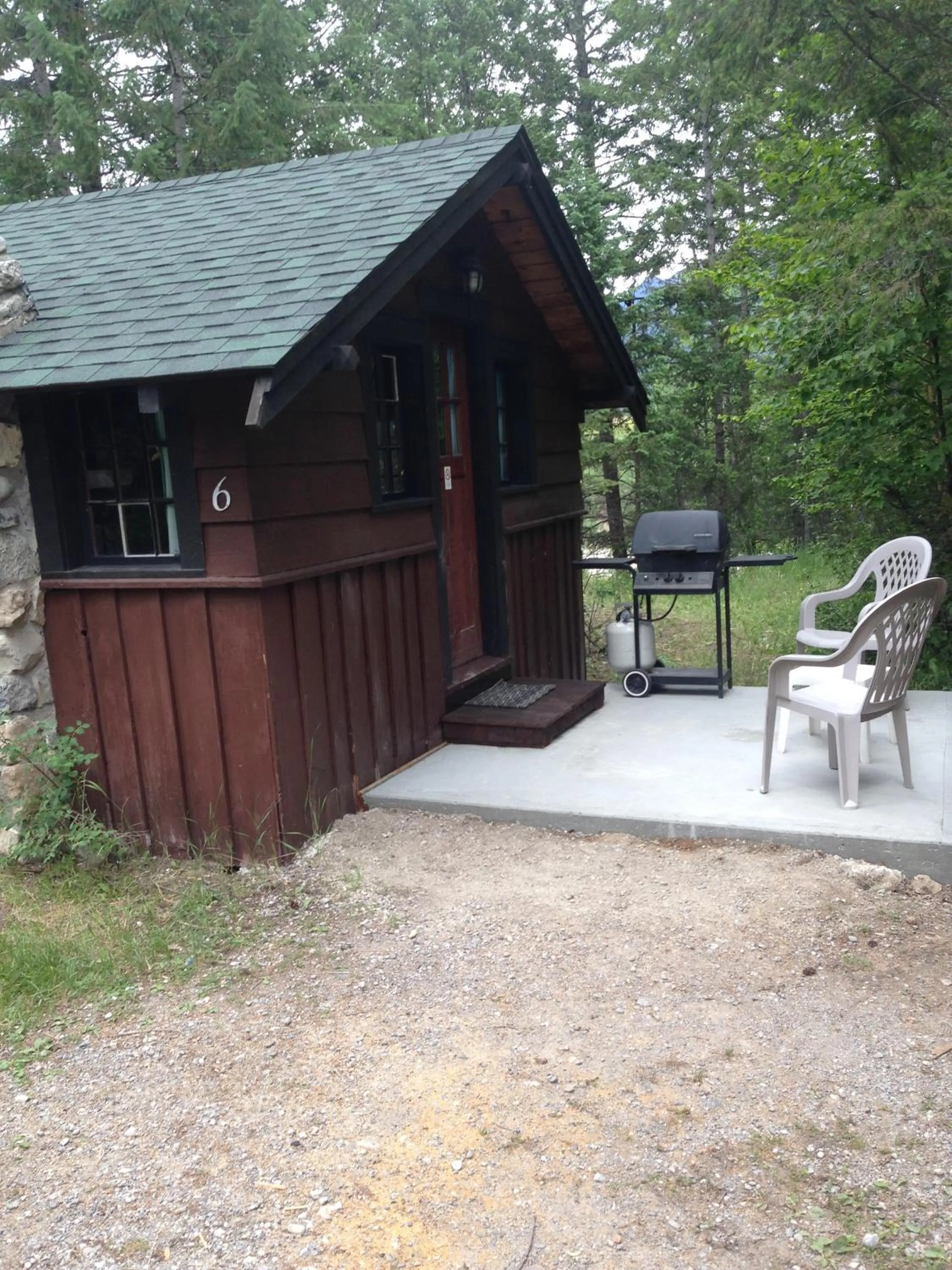 Patio in Addison's Bungalows