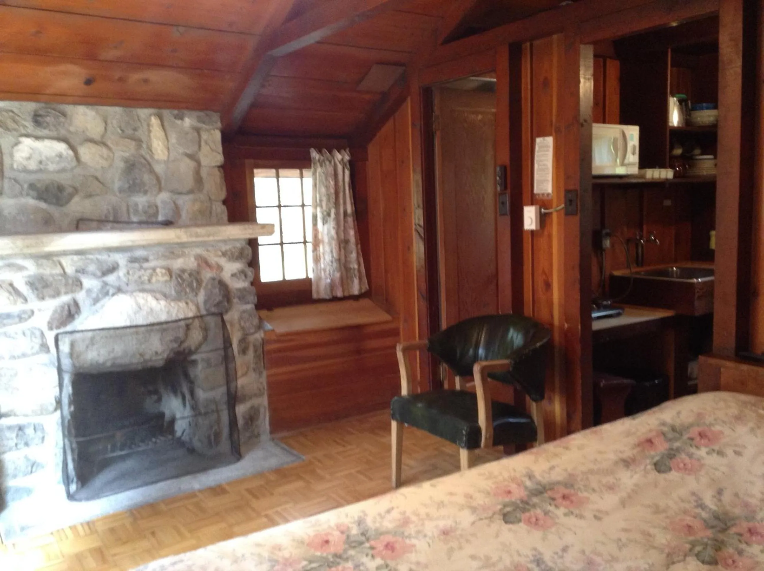 Kitchen or kitchenette in Addison's Bungalows