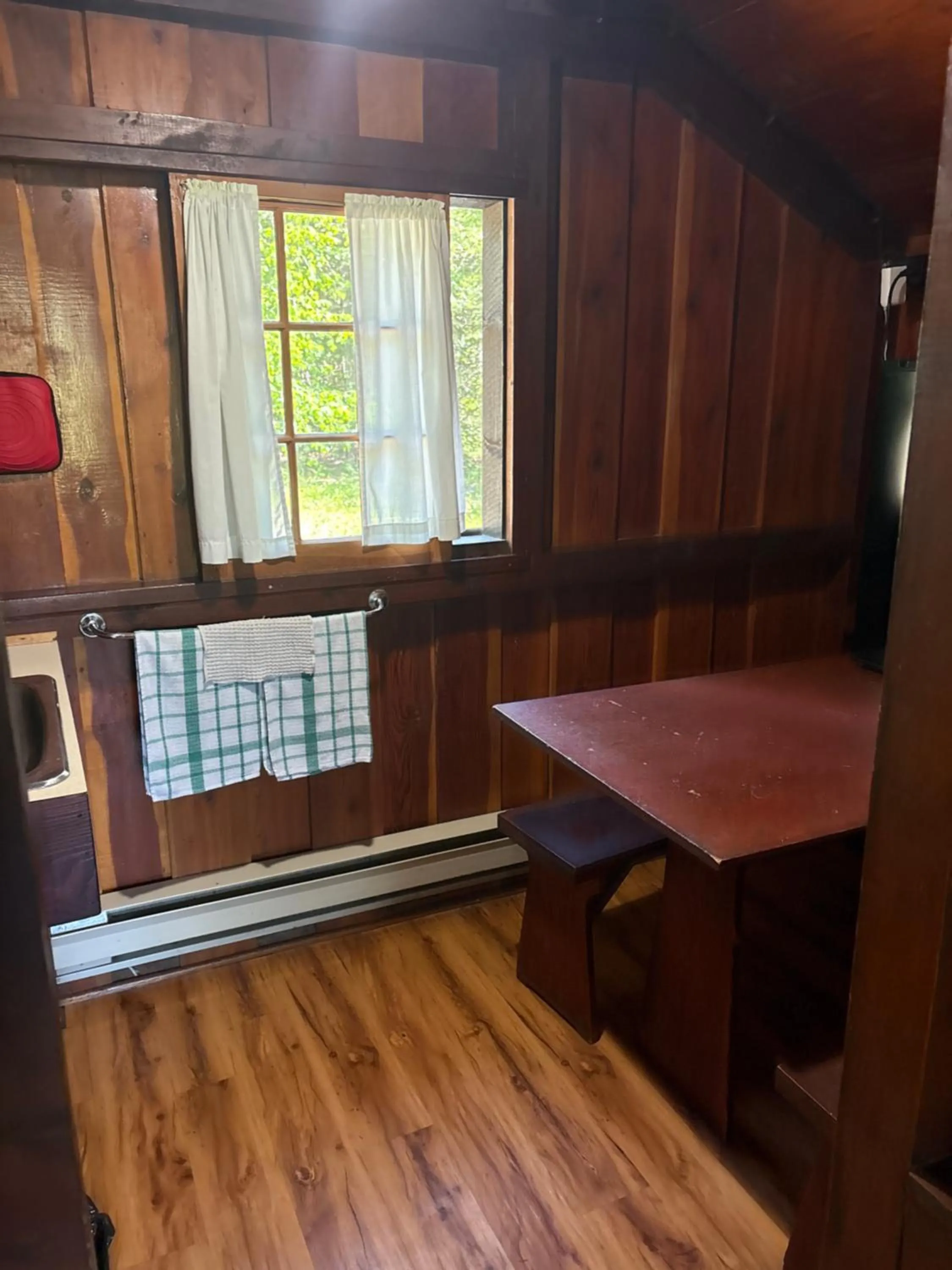 Kitchen or kitchenette in Addison's Bungalows