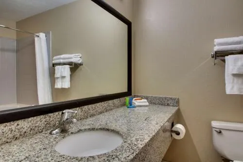 Bathroom in Greenfield Inn & Suites Elizabethtown, KY I65 Exit 94