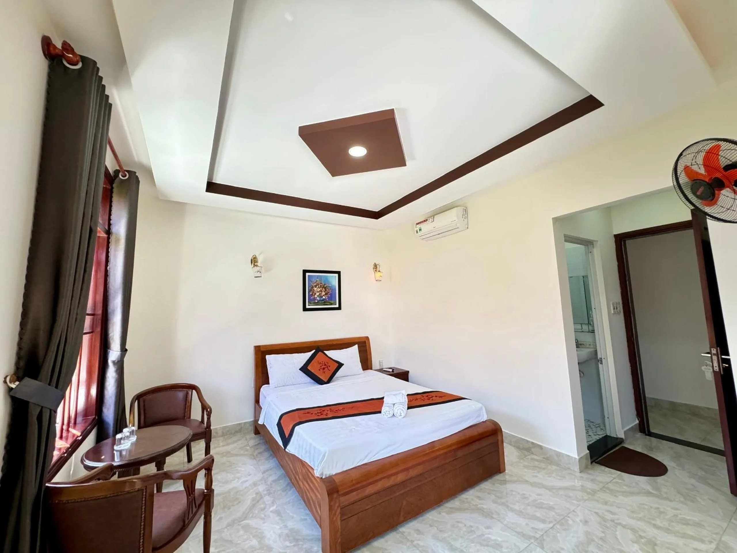 Bed in Hoi An Dat Cam Homestay