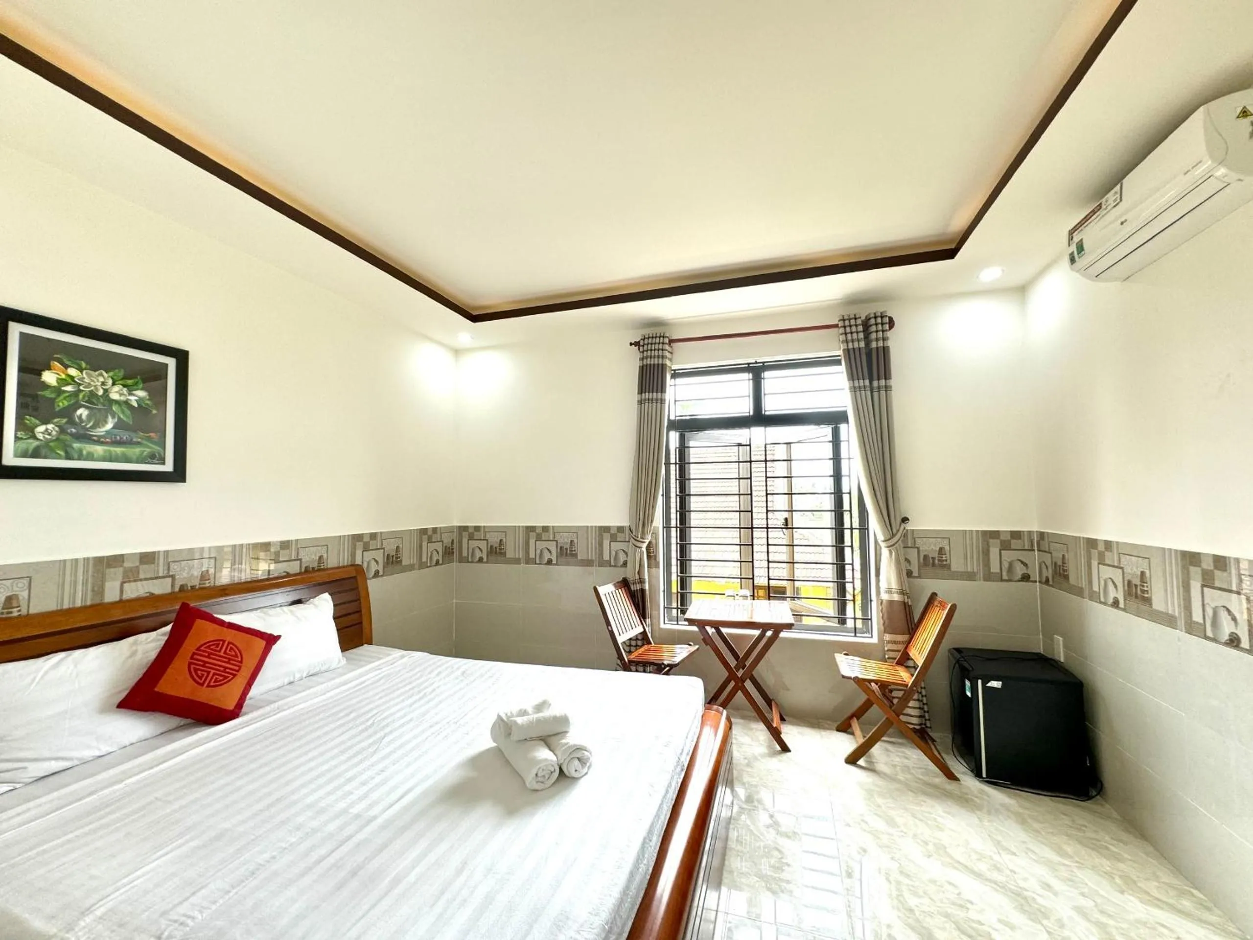 Bed in Hoi An Dat Cam Homestay