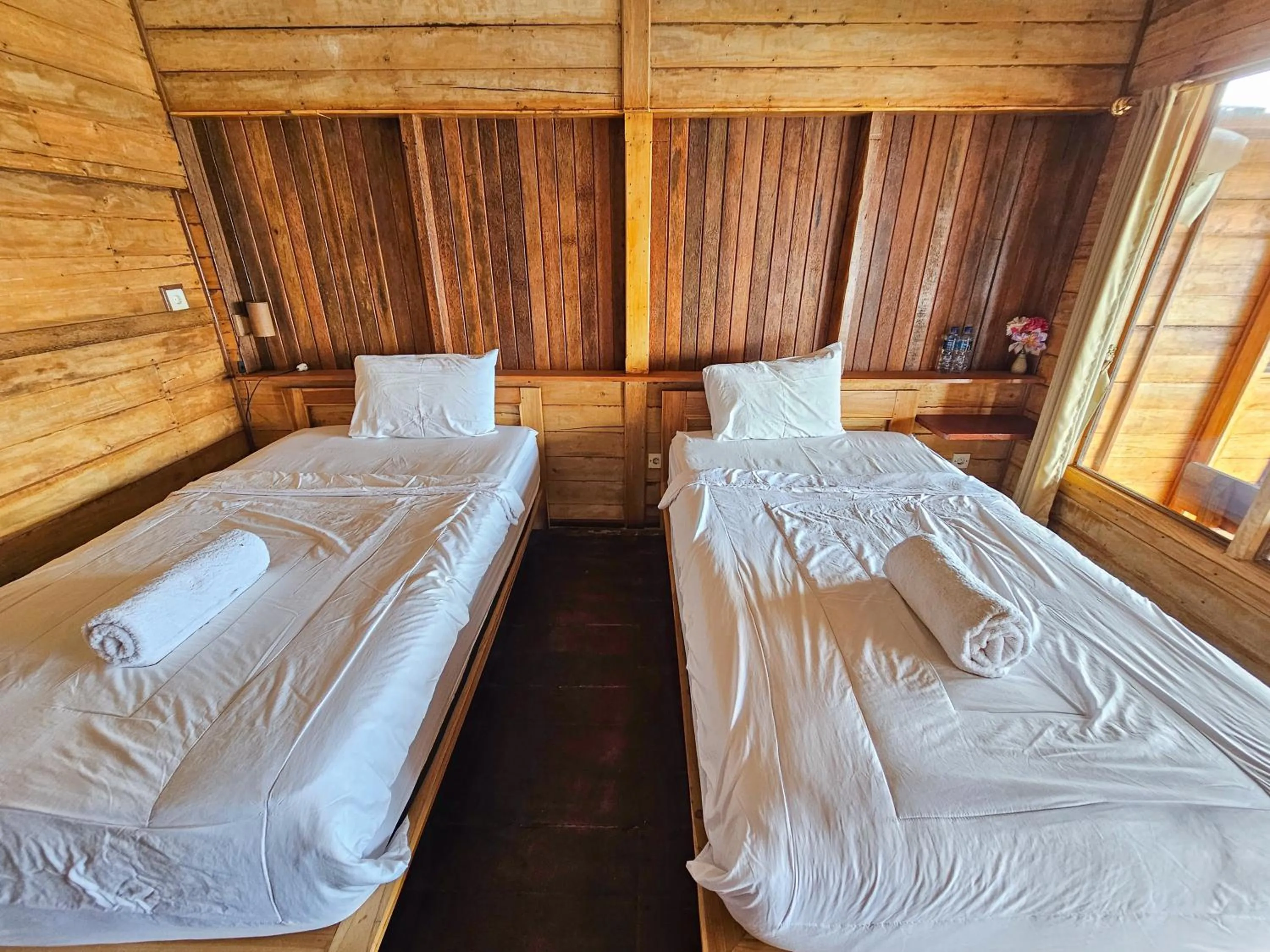 Bed in Malibu Huts