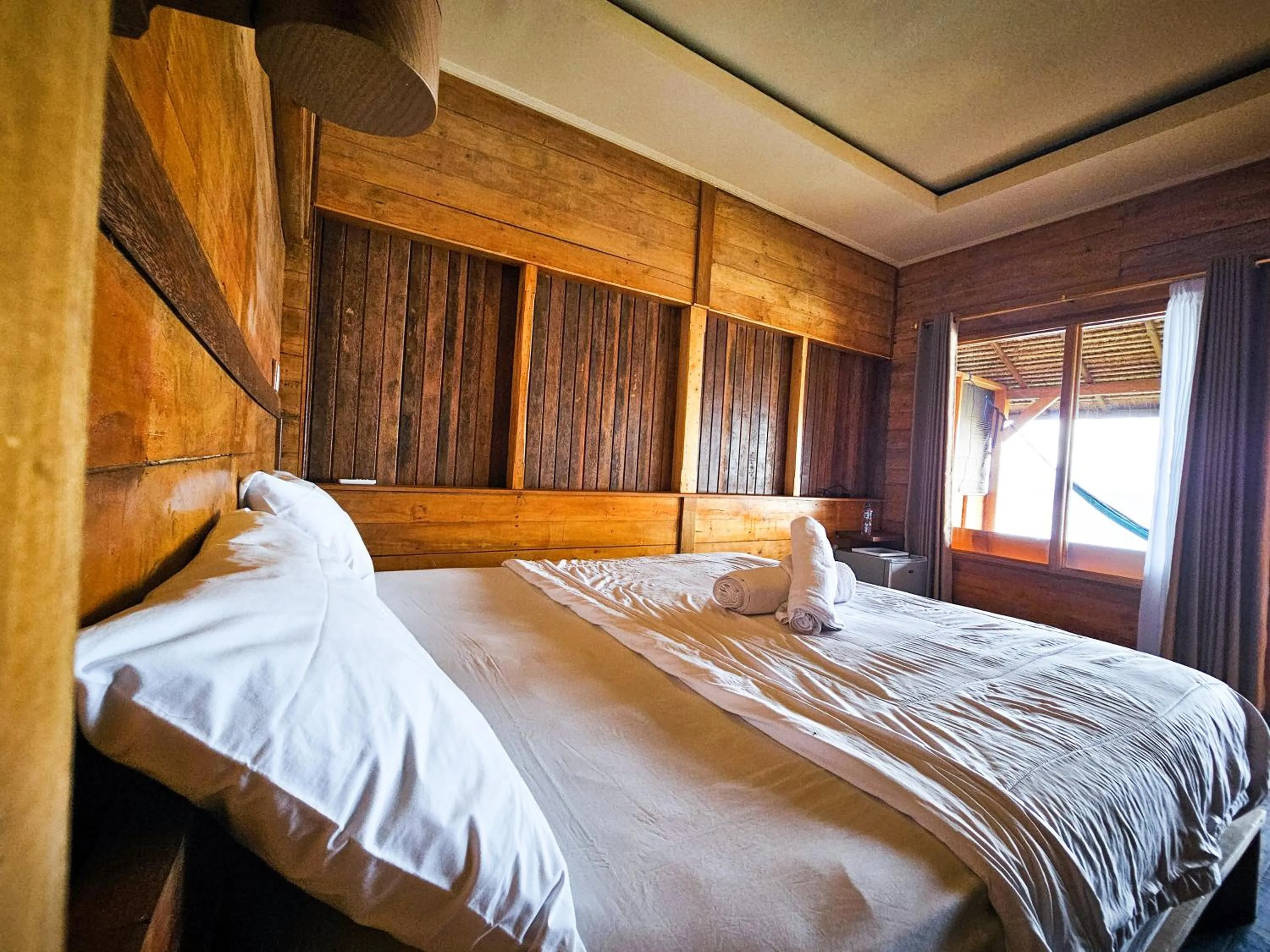 Bedroom, Bed in Malibu Huts
