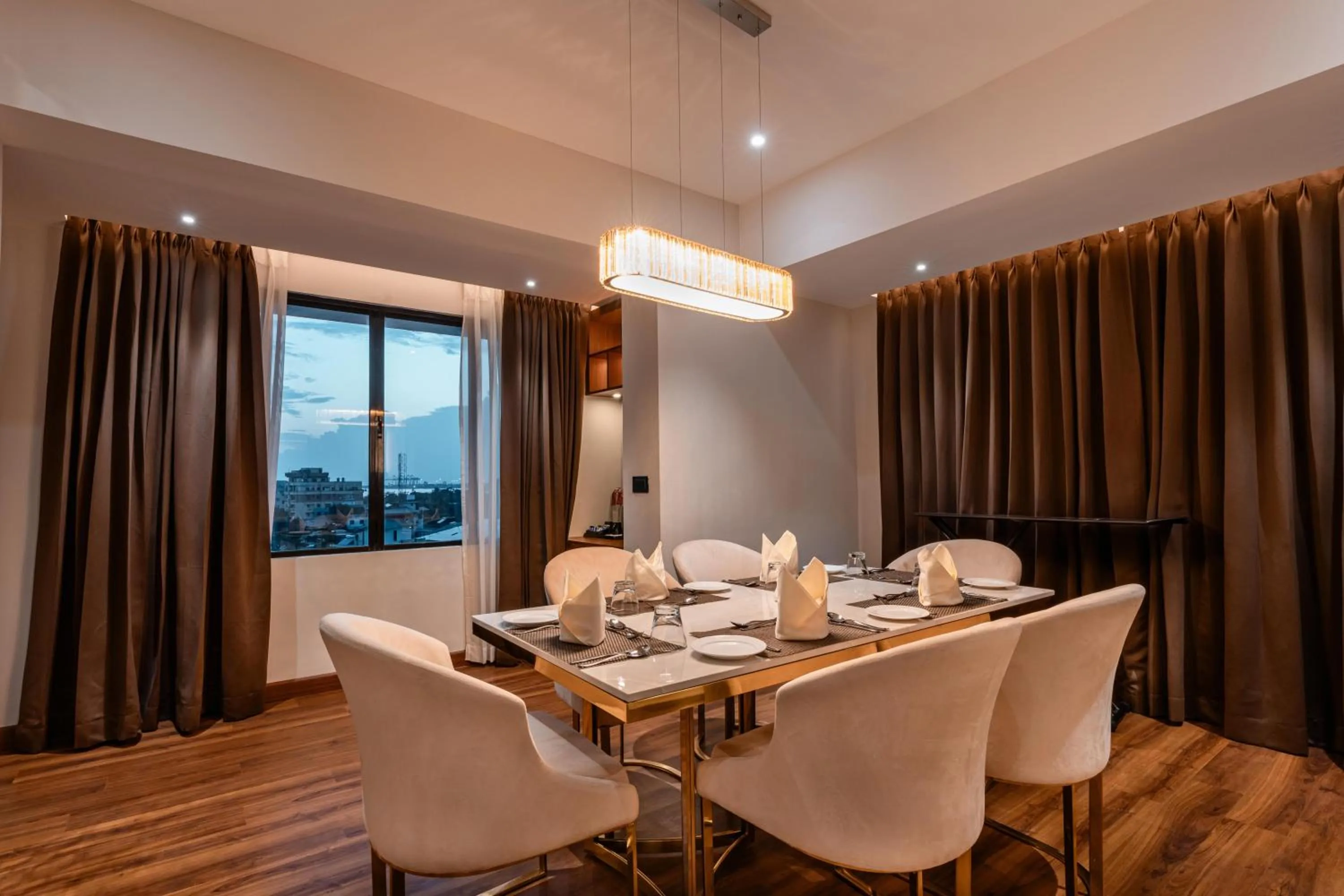 Dining area in Travancore Court