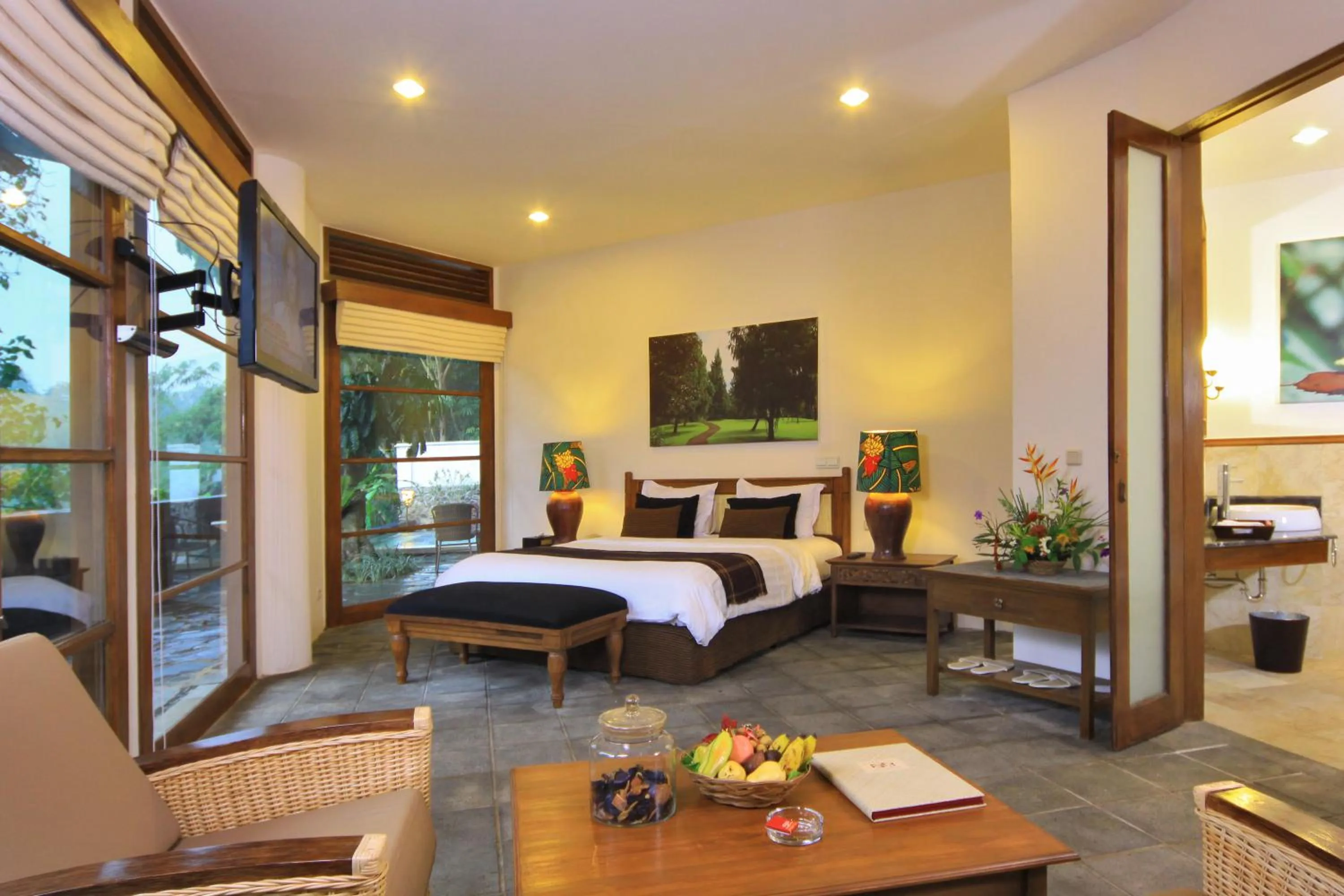 View (from property/room), Bed in Novus Giri Resort & Spa