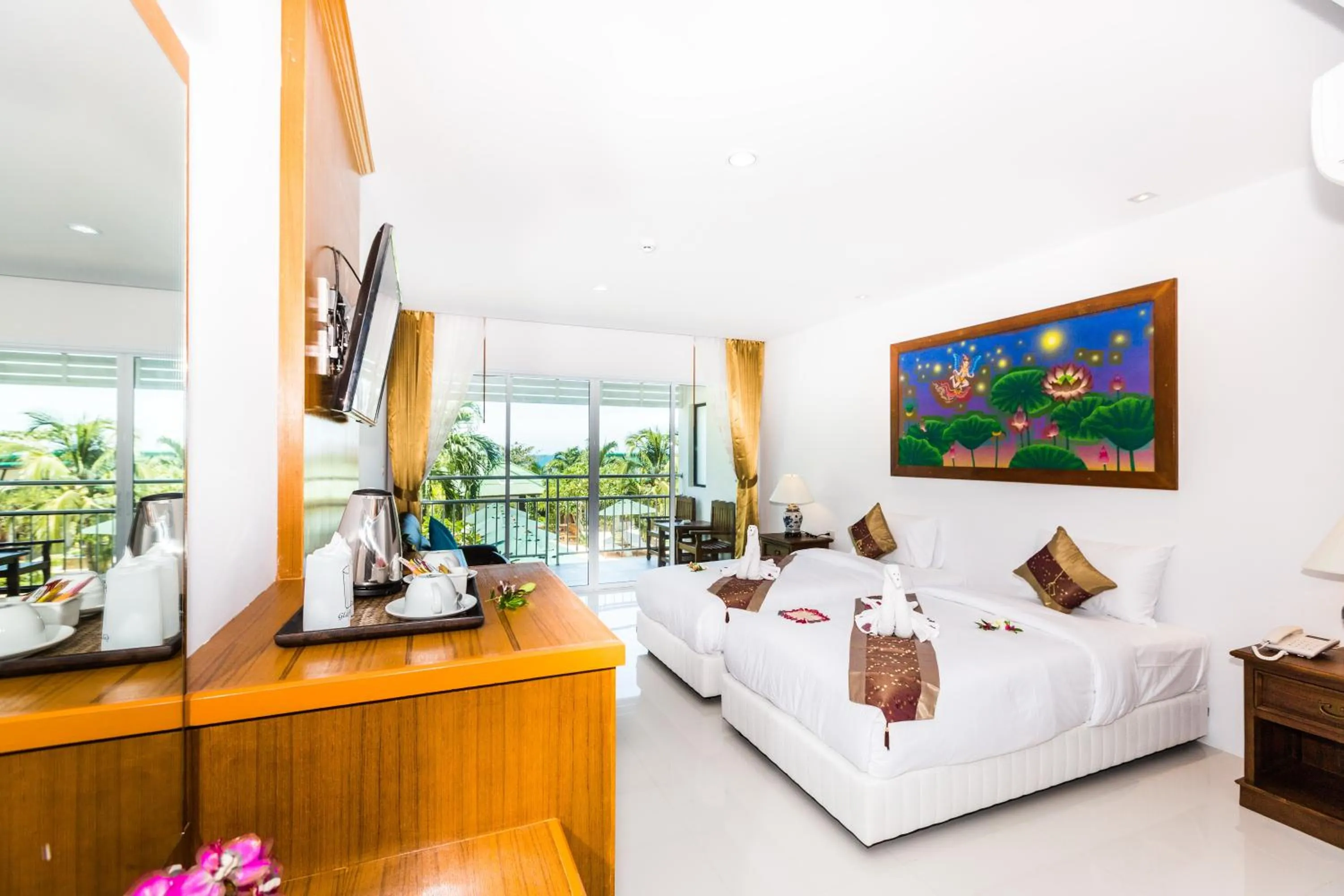 Bedroom, Bed in Lamai Coconut Beach Resort