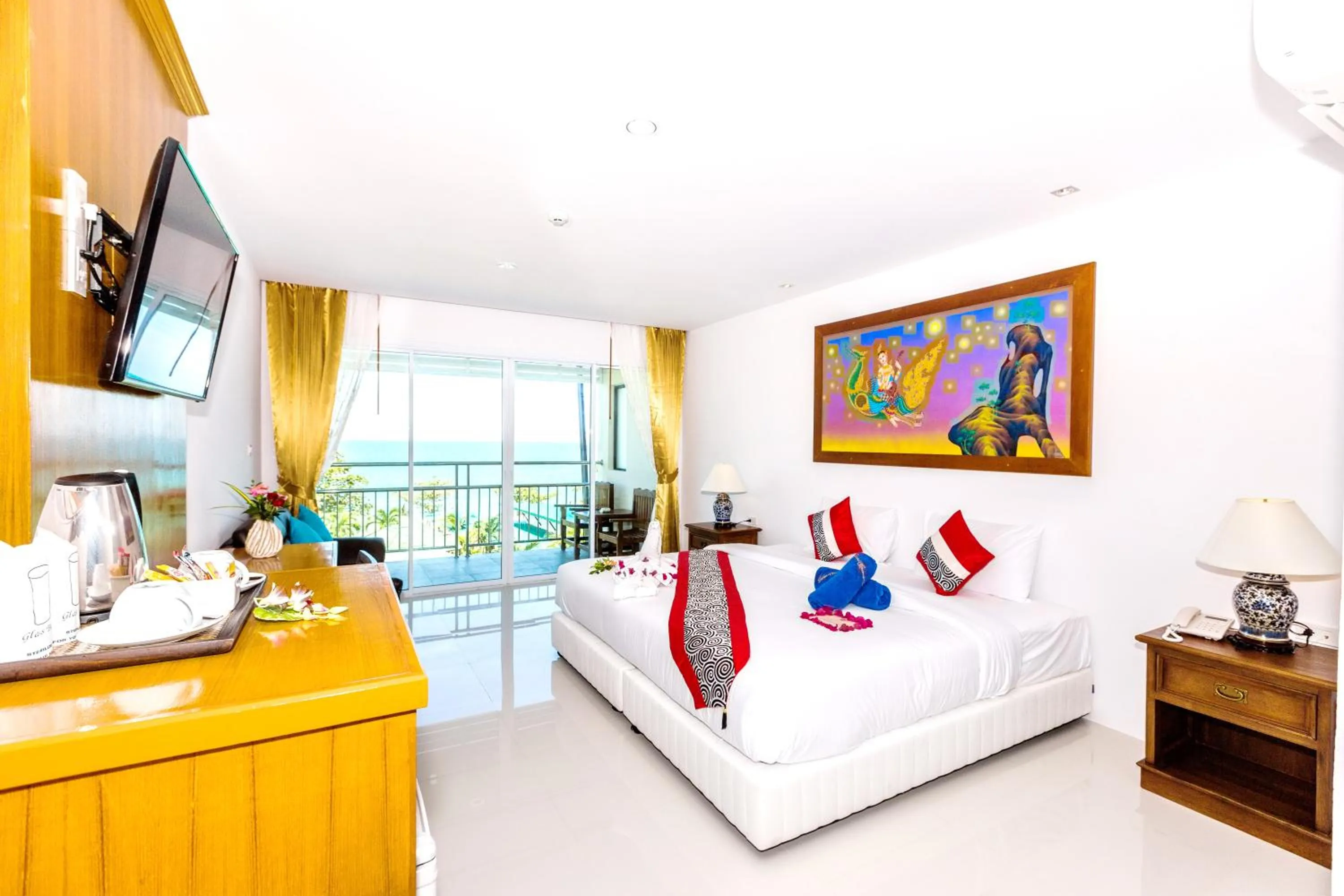 Bedroom, Bed in Lamai Coconut Beach Resort