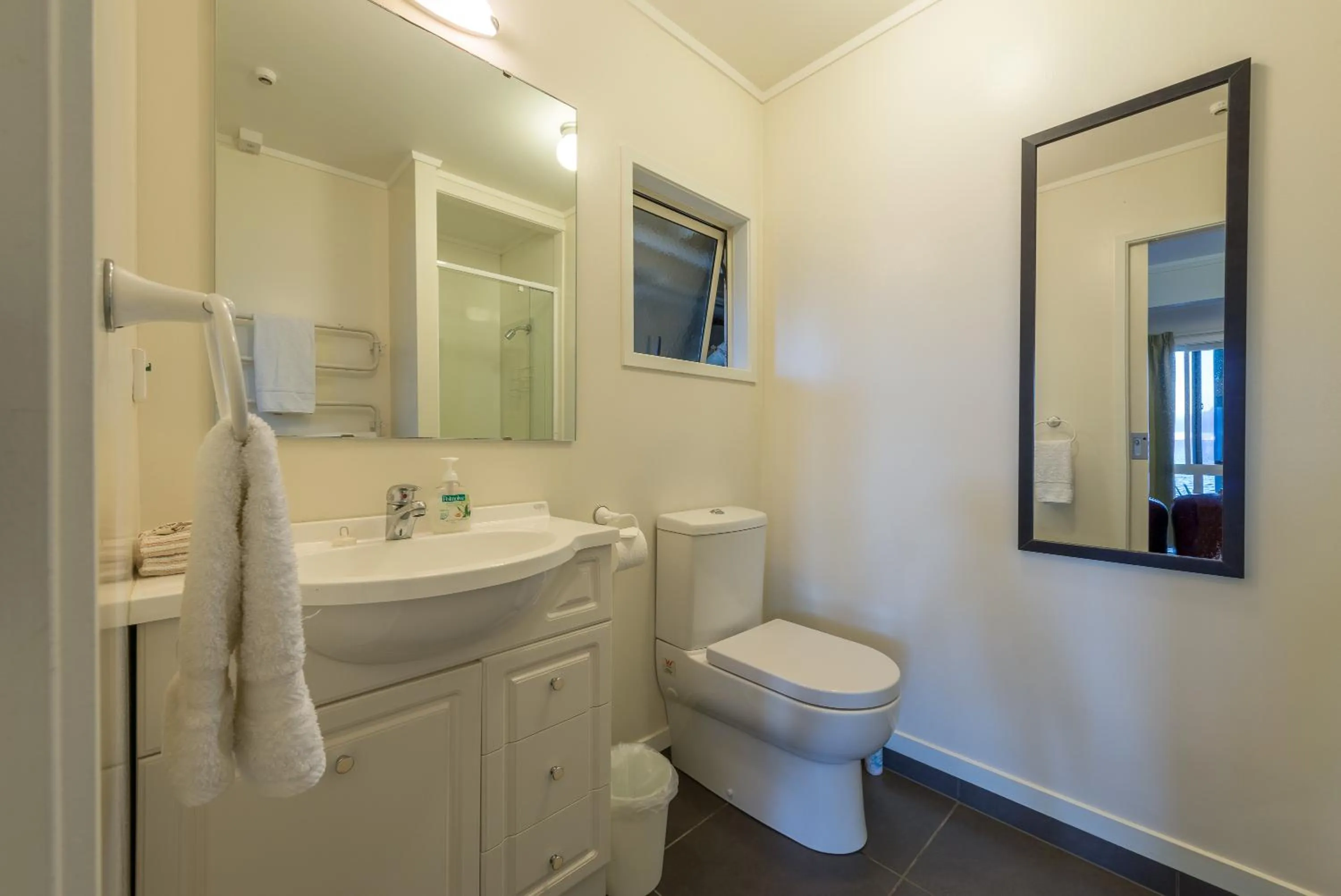 Bathroom in By the Bay Beachfront Apartments