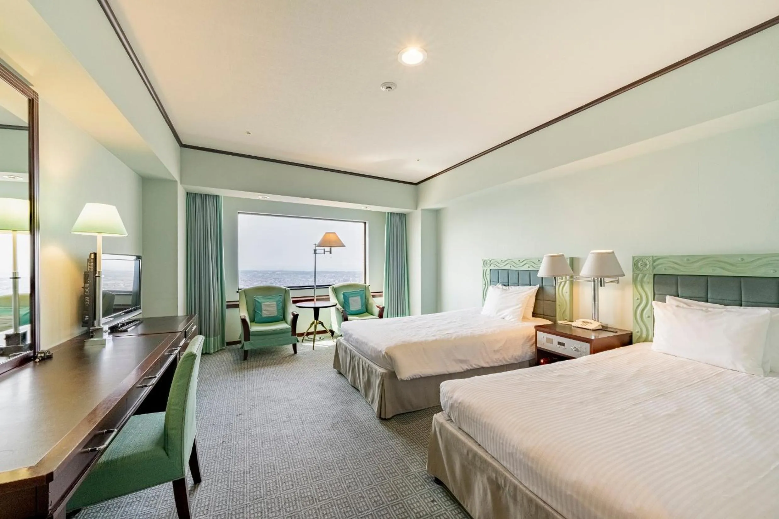 Bed in Okura Act City Hotel Hamamatsu