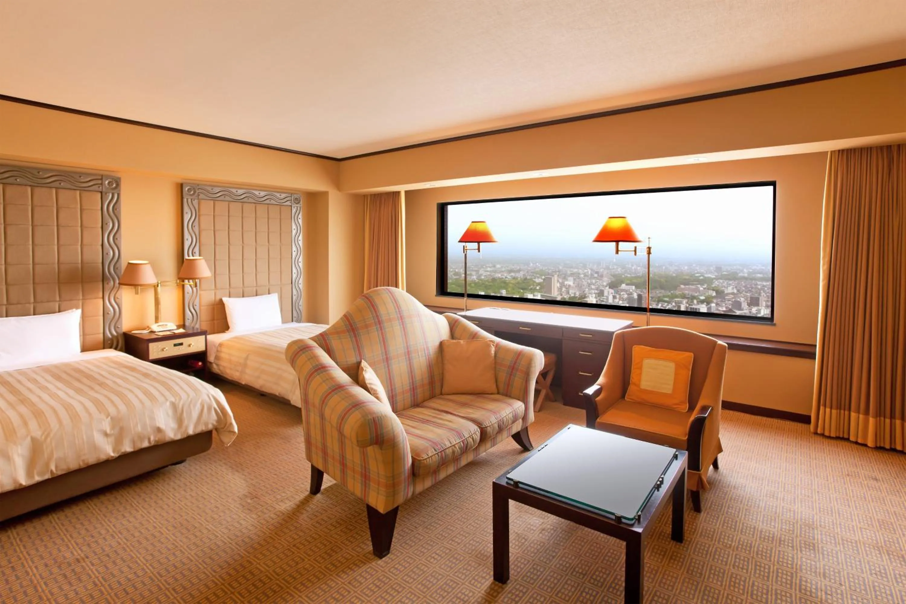 Photo of the whole room, Bed in Okura Act City Hotel Hamamatsu