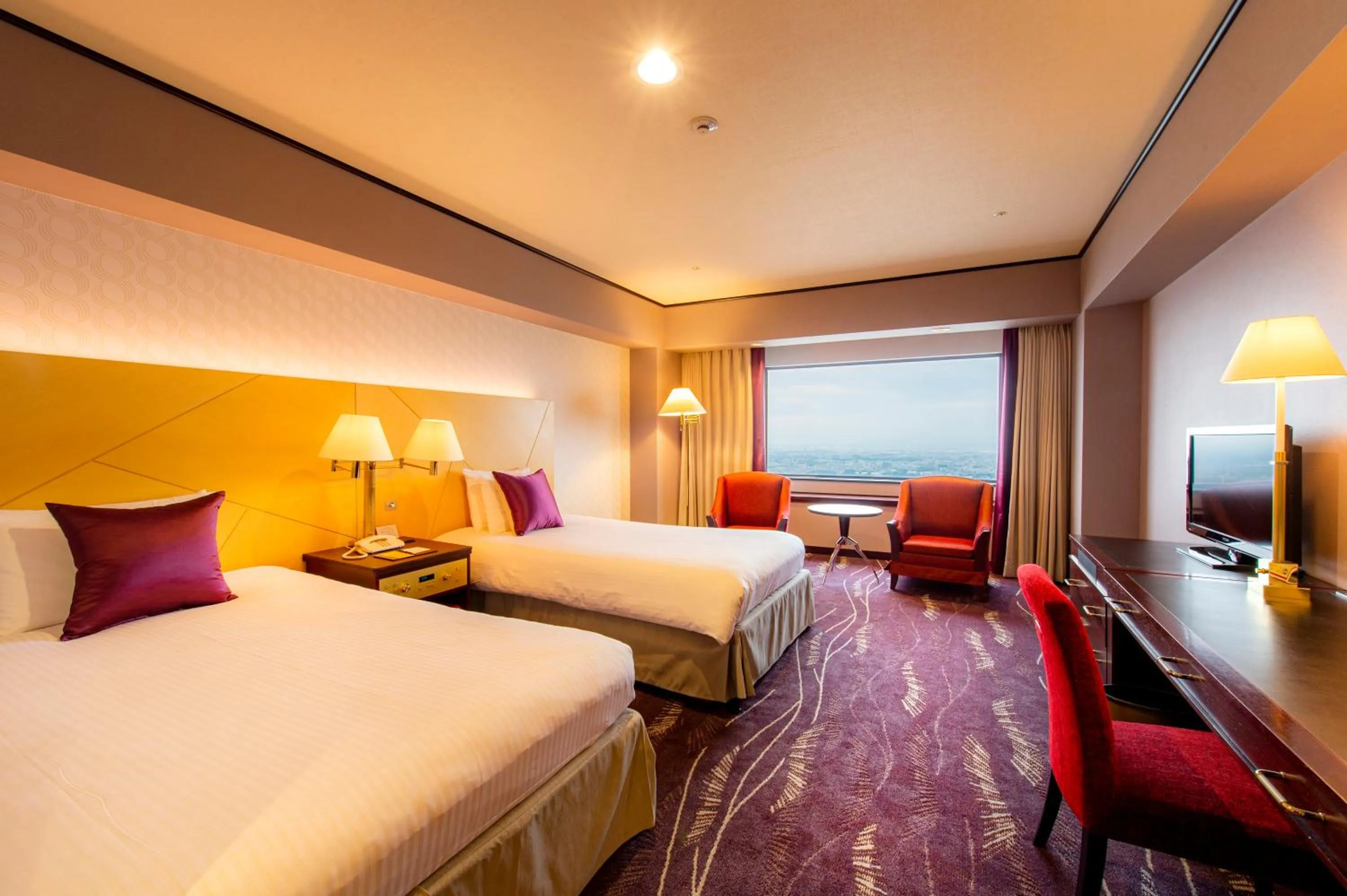 Photo of the whole room, Bed in Okura Act City Hotel Hamamatsu