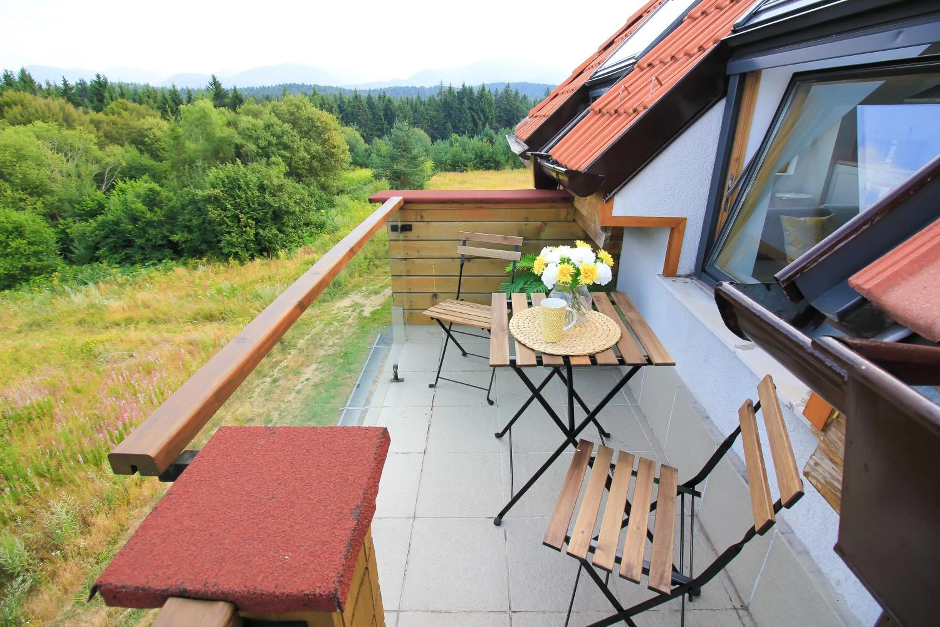 Balcony/Terrace in Chamkoria Chalets