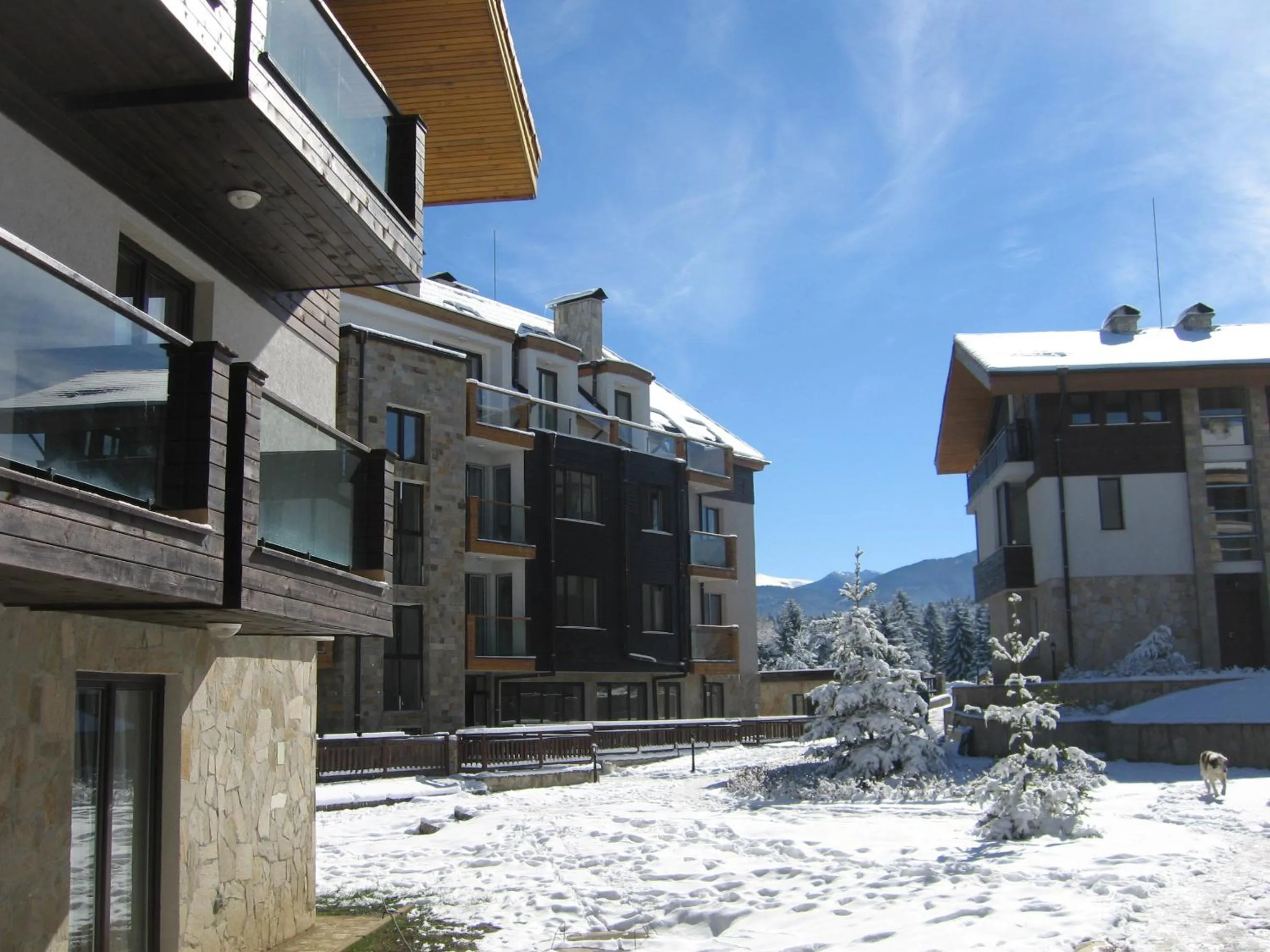 Mountain view in Chamkoria Chalets