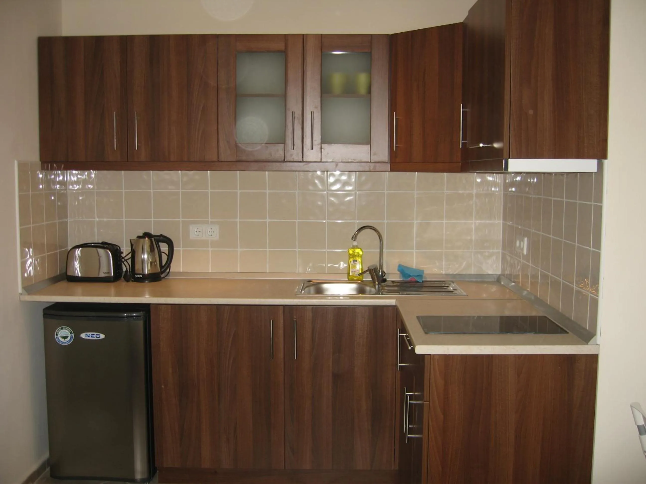 Kitchen or kitchenette in Chamkoria Chalets