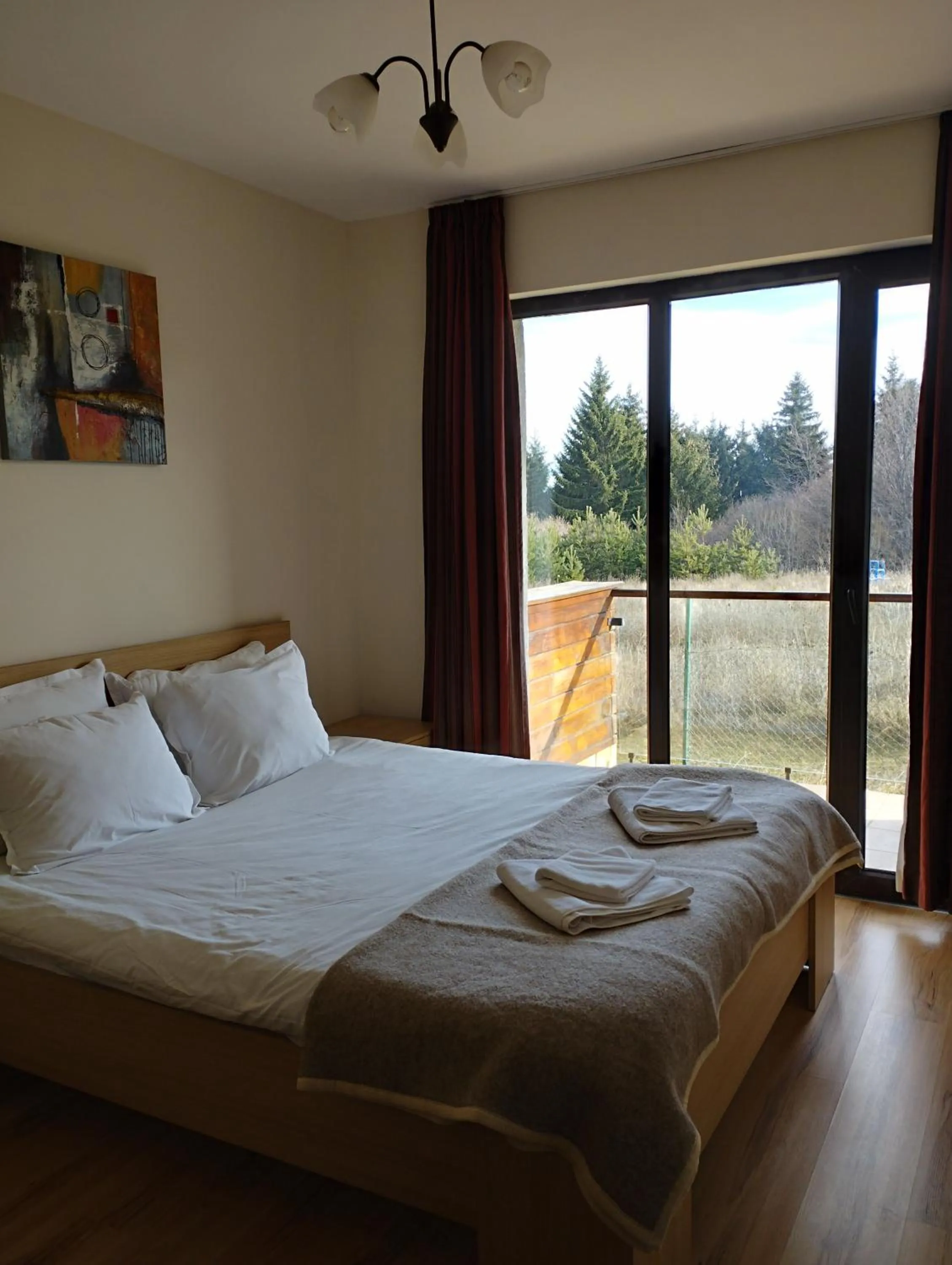 Bed in Chamkoria Chalets