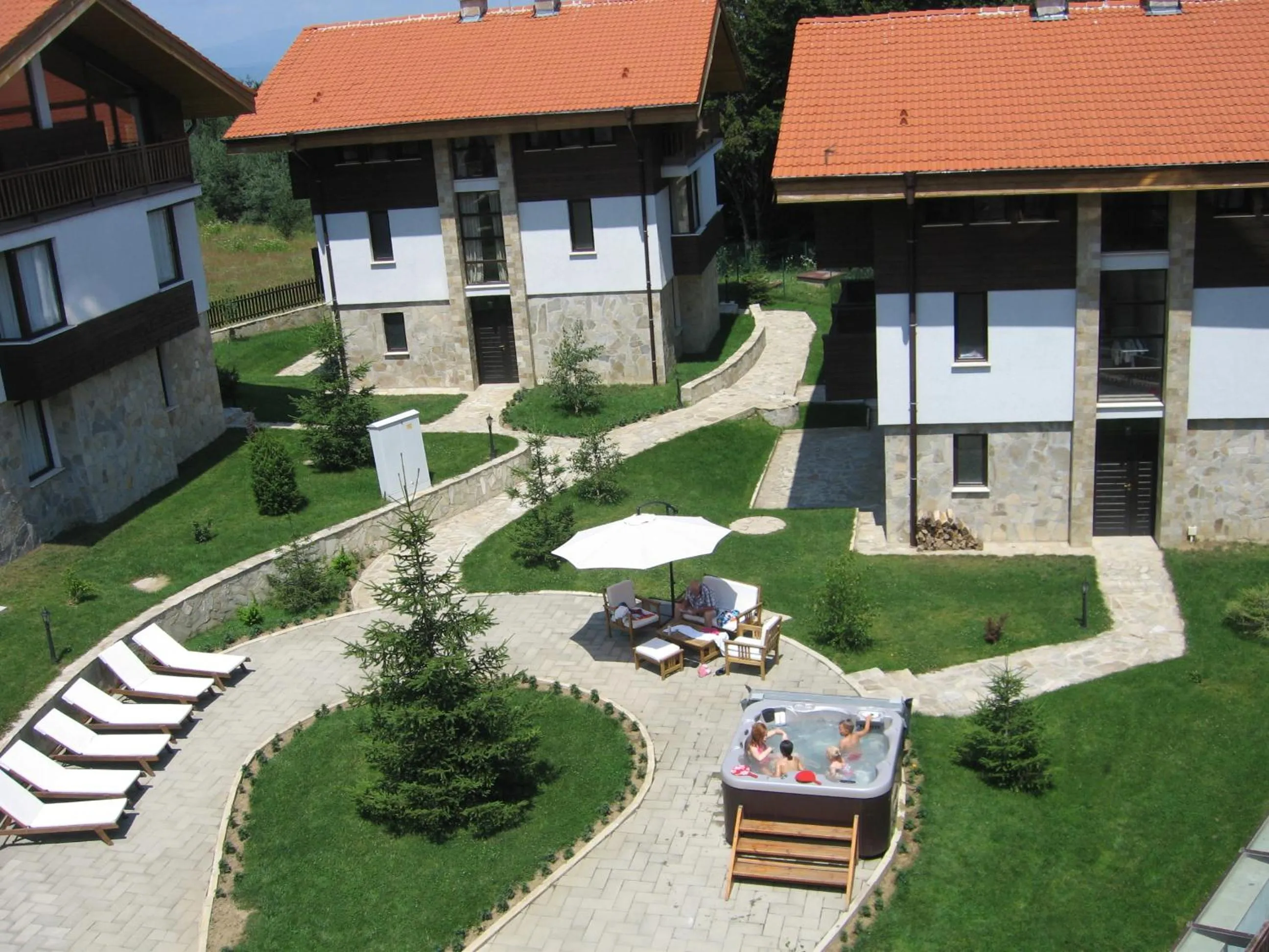 Bird's eye view in Chamkoria Chalets