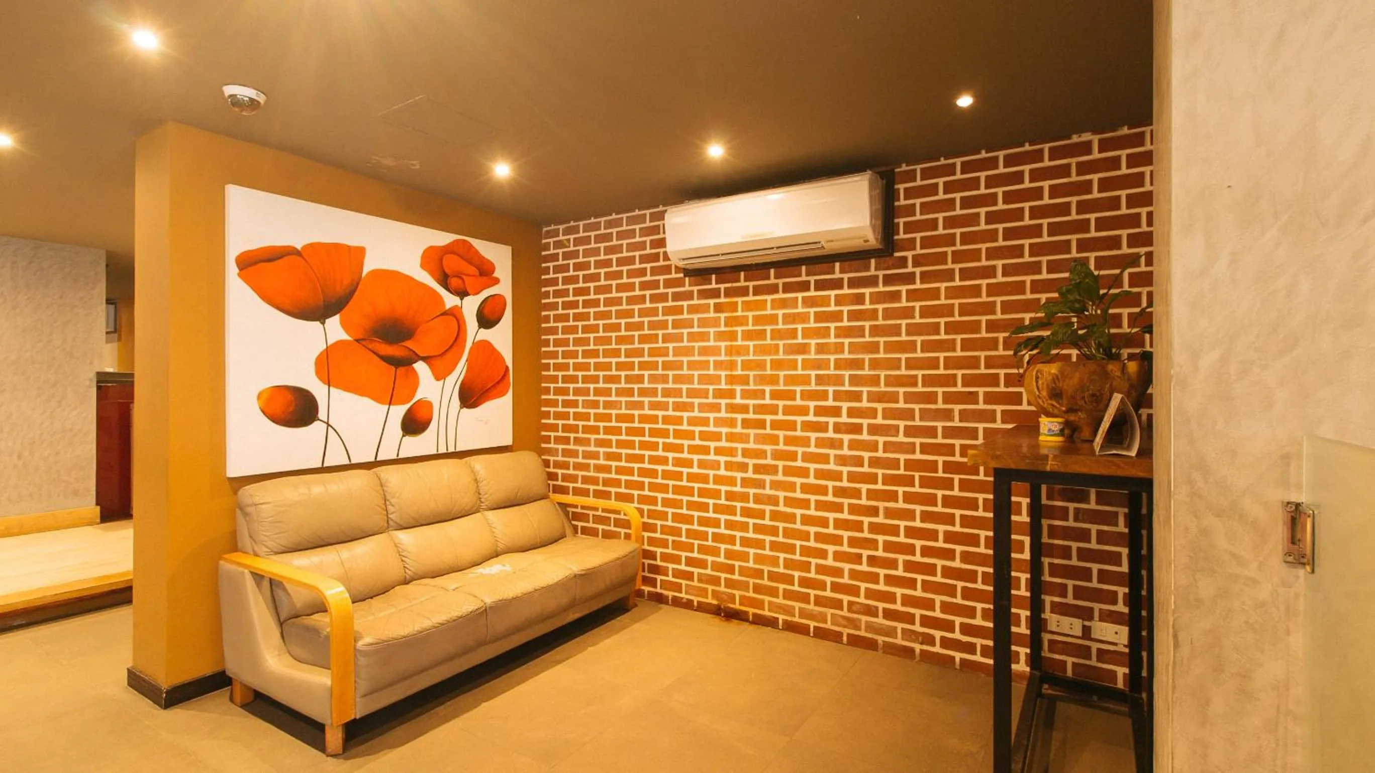 Seating area in Guijo Suites Makati