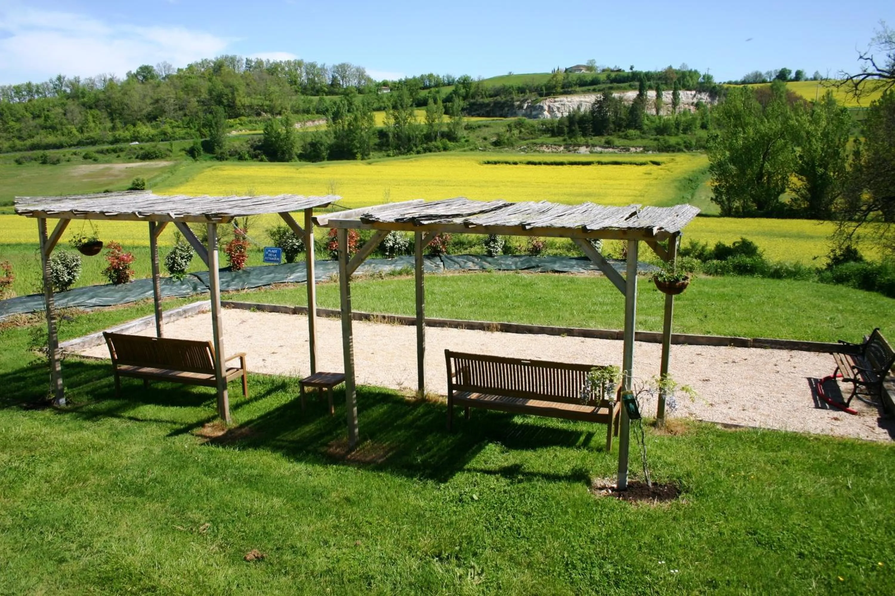 Garden in Domaine Les Miquels
