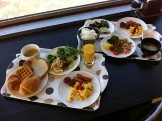 Food close-up in AZ Inn Higashi Omi Notogawa Ekimae