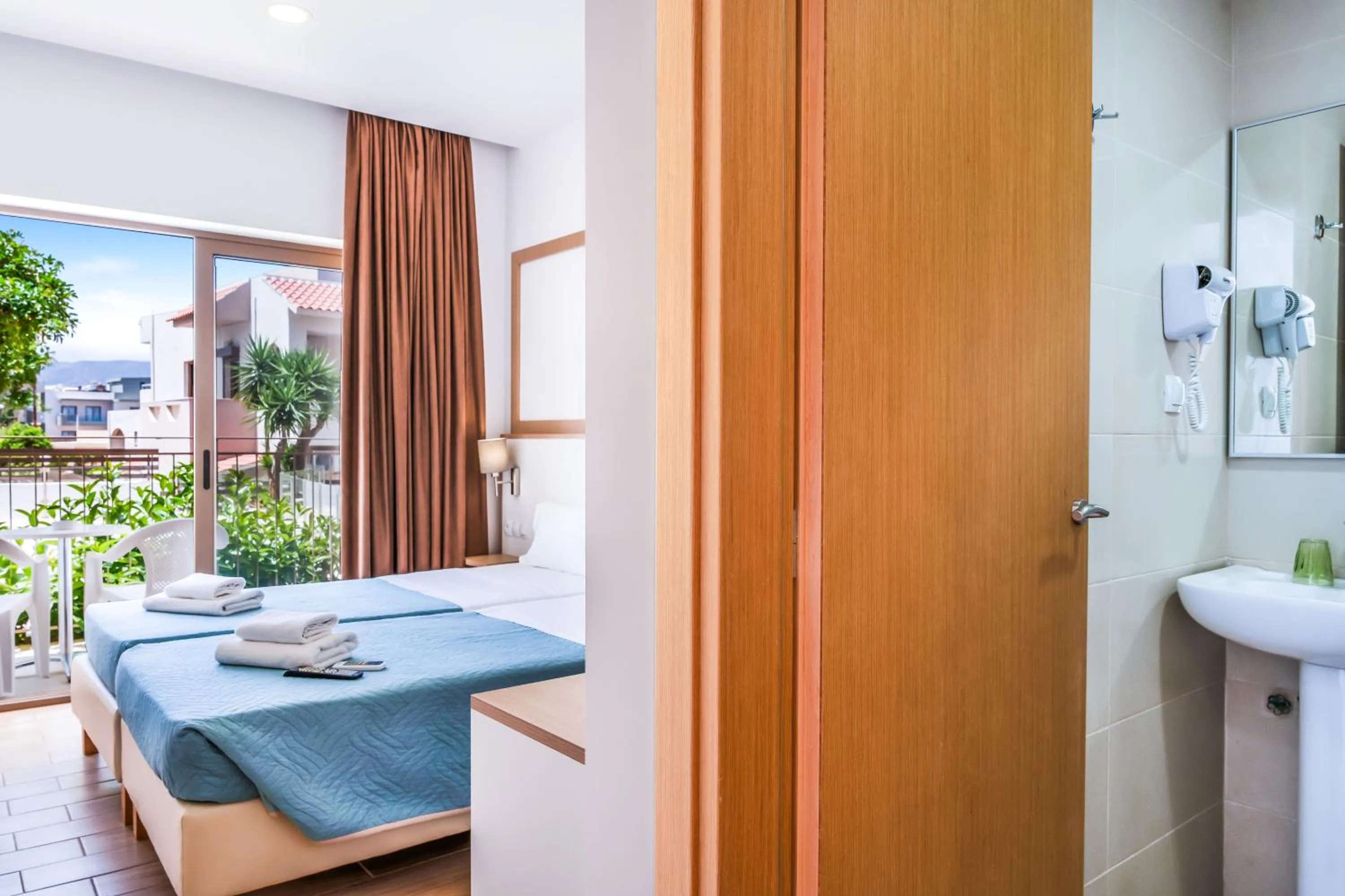 Bed in Creta Verano Hotel