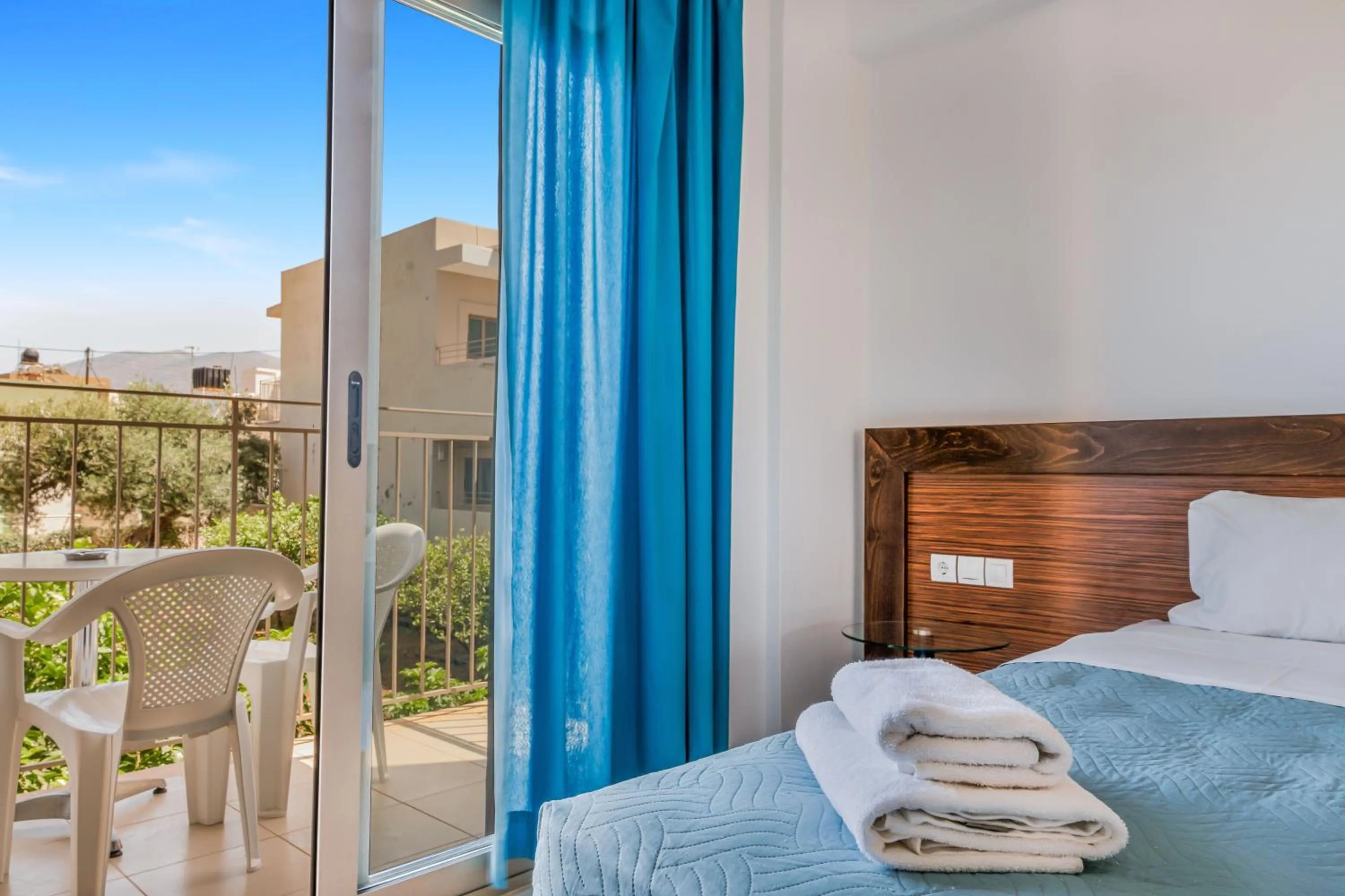 Bed in Creta Verano Hotel