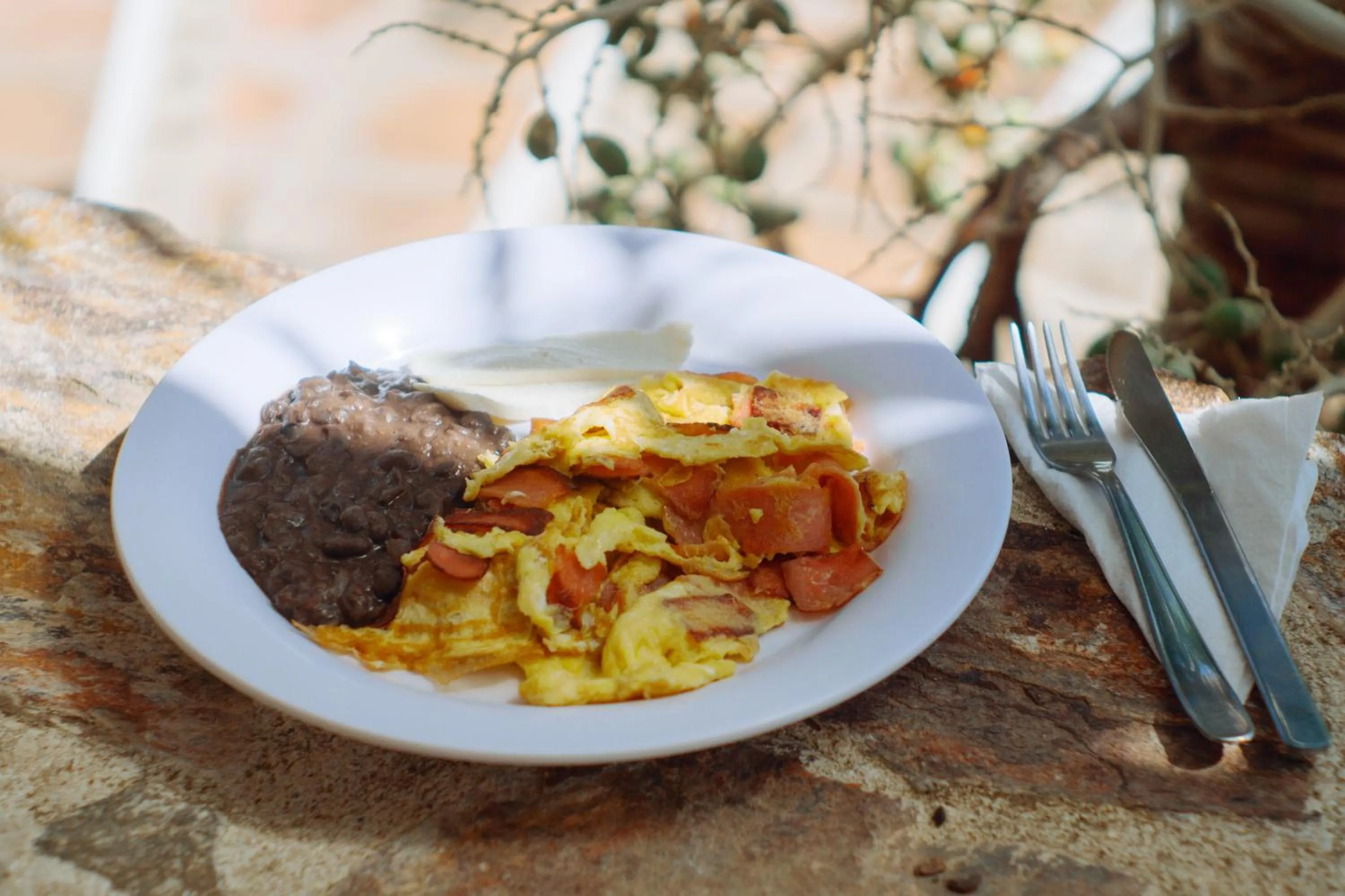 Food in Hotel el Risco