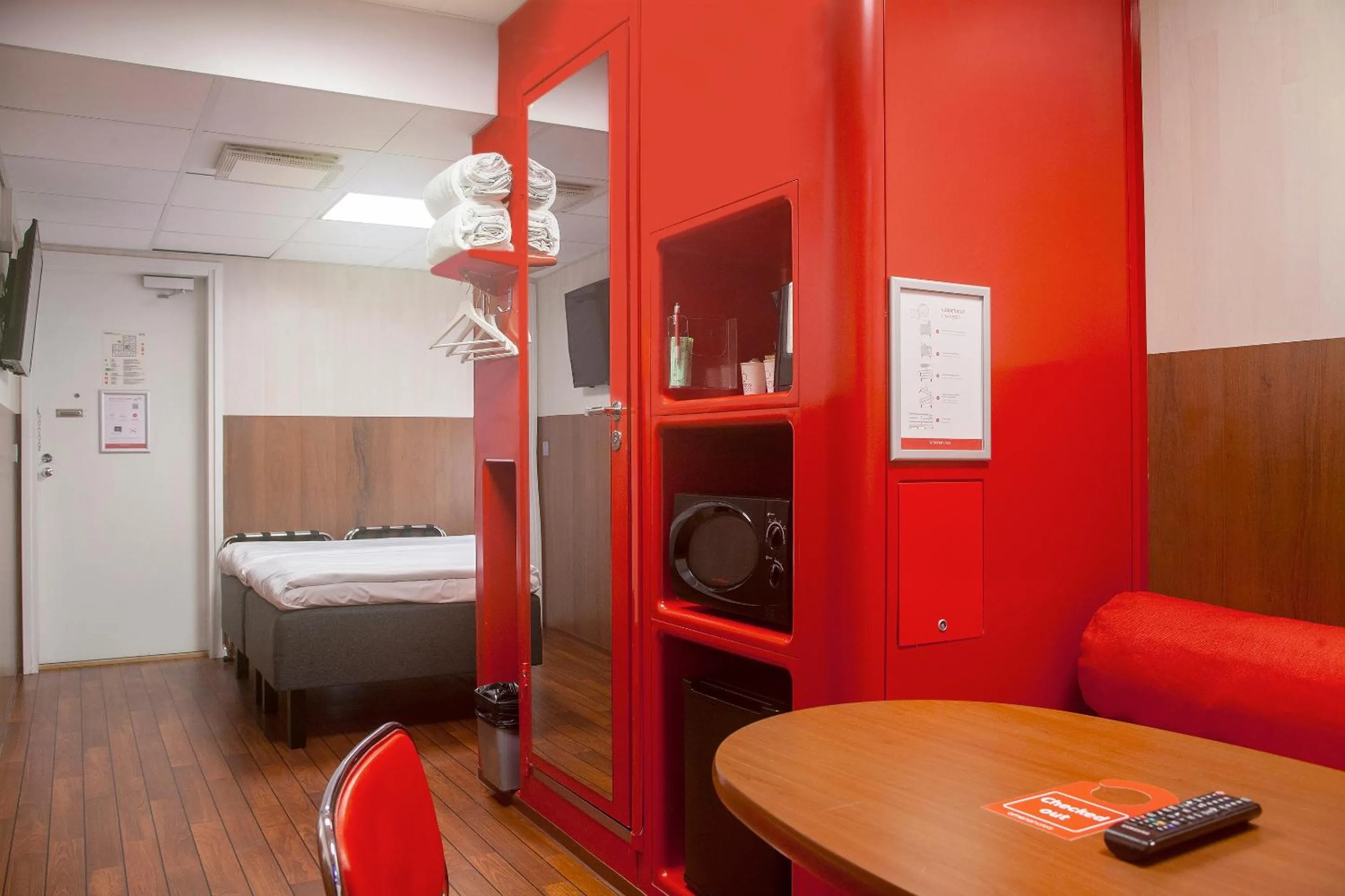 View (from property/room), Bed in Omena Hotel Helsinki City Centre