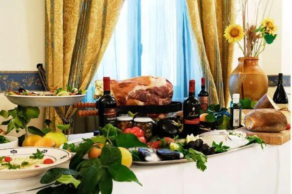 Food in Hotel Villa Giusy