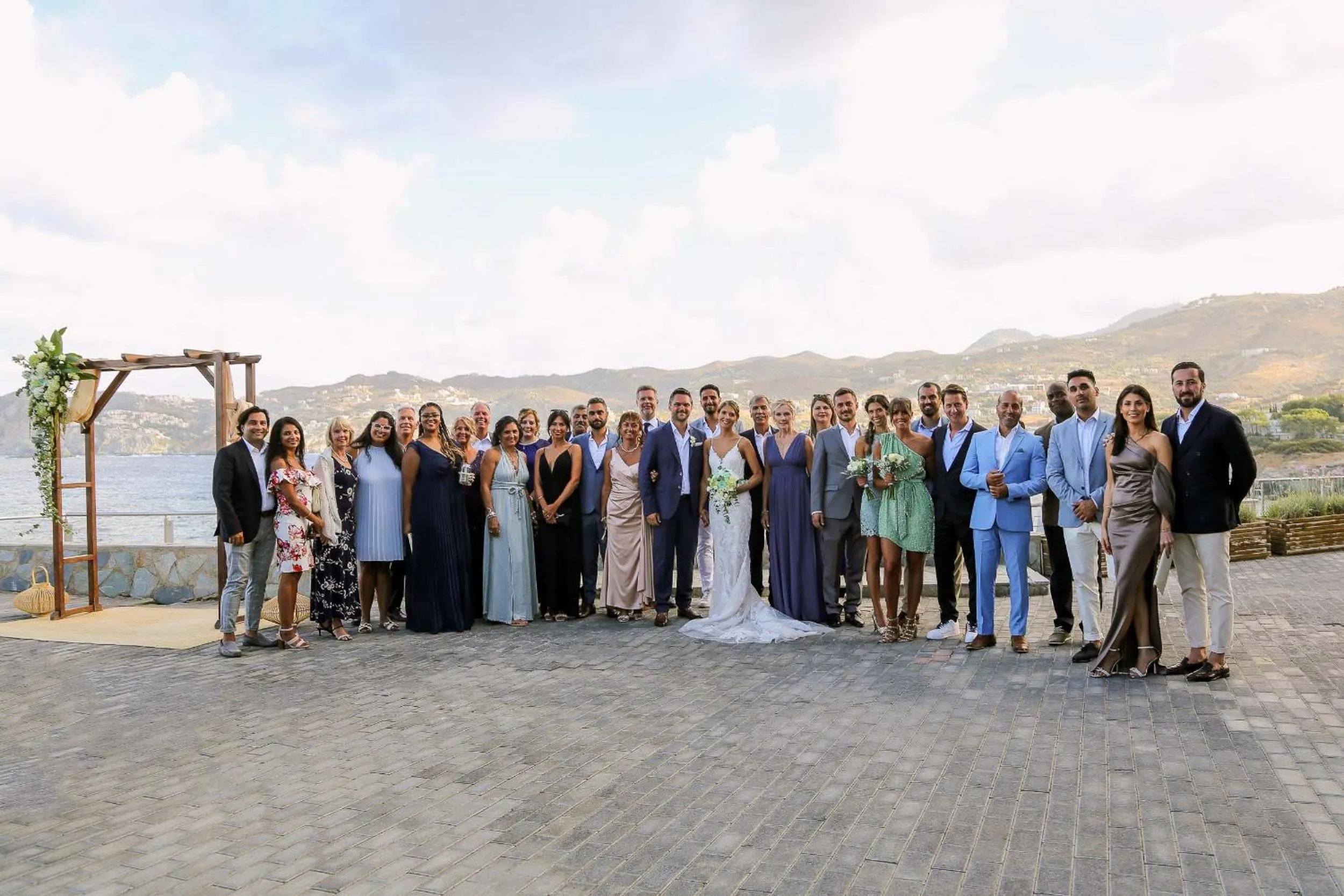 group of guests in Peninsula Resort & Spa