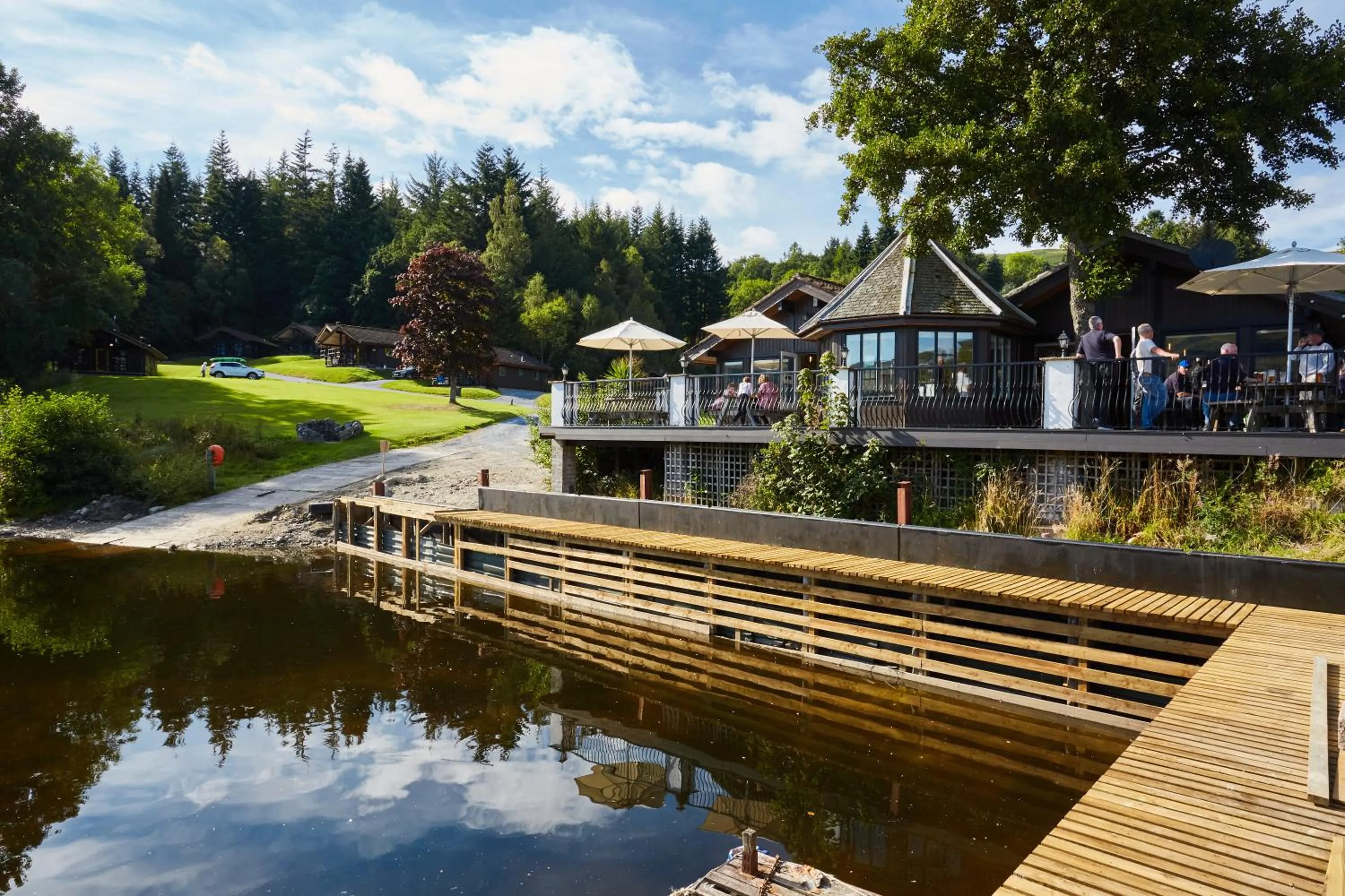 Restaurant/places to eat in LOCH TAY HIGHLAND LODGES and GLAMPING PARK