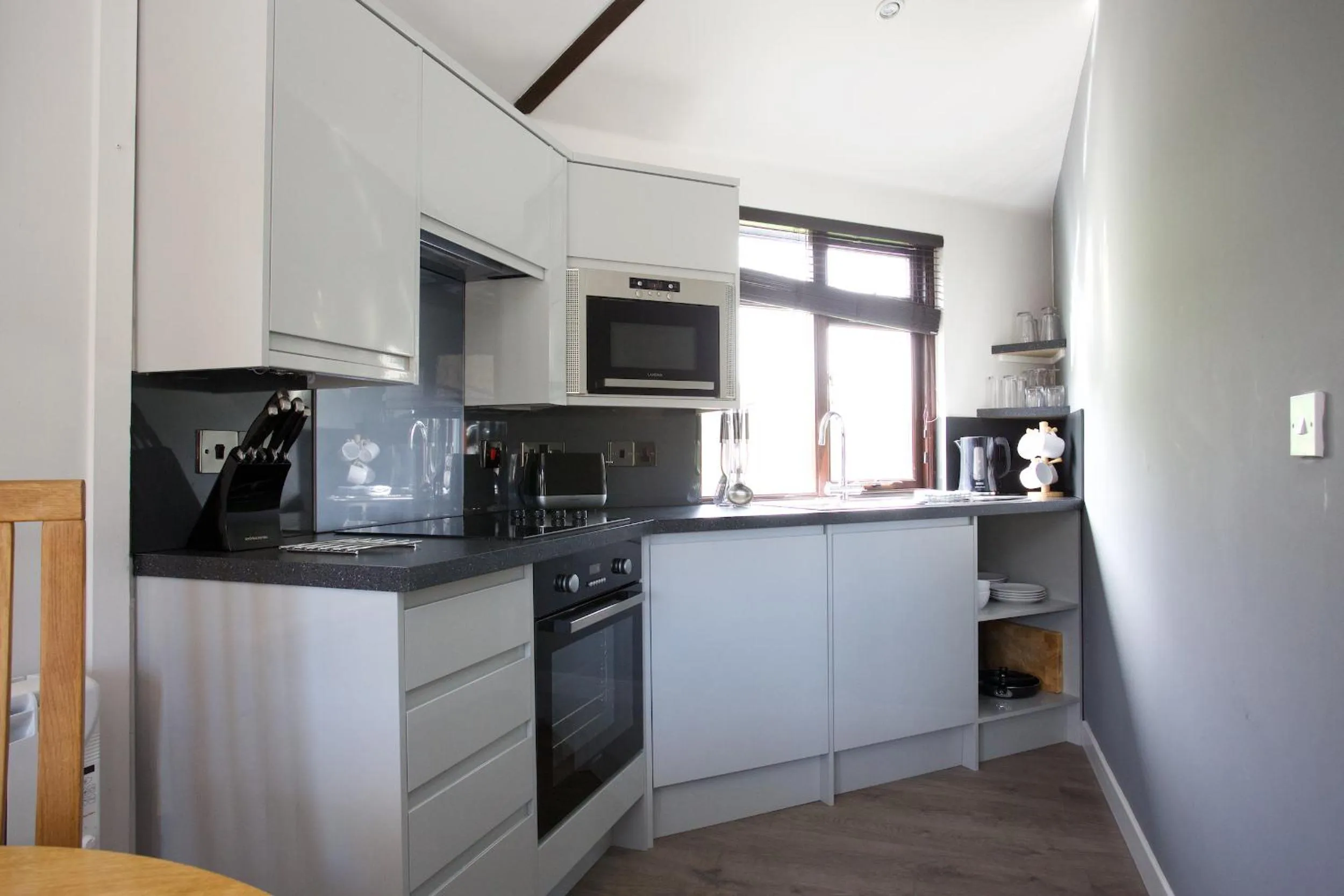Kitchen or kitchenette in LOCH TAY HIGHLAND LODGES and GLAMPING PARK