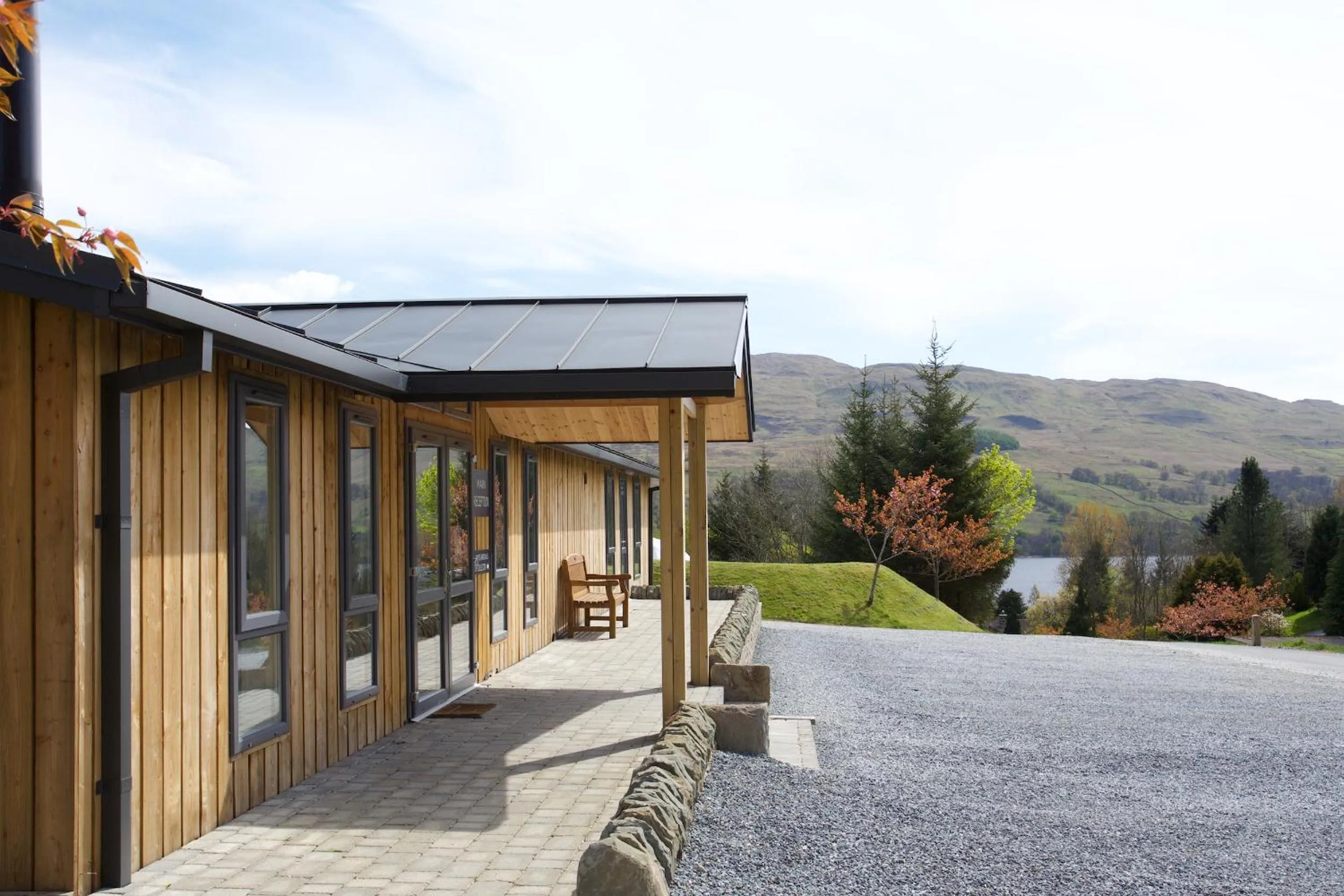 Lobby or reception in LOCH TAY HIGHLAND LODGES and GLAMPING PARK