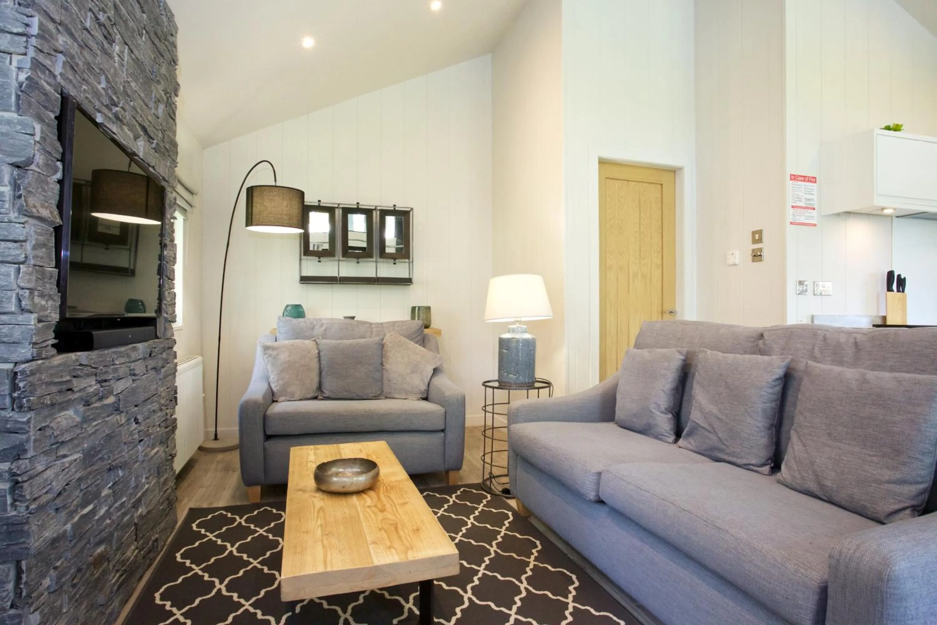 Living room in LOCH TAY HIGHLAND LODGES and GLAMPING PARK