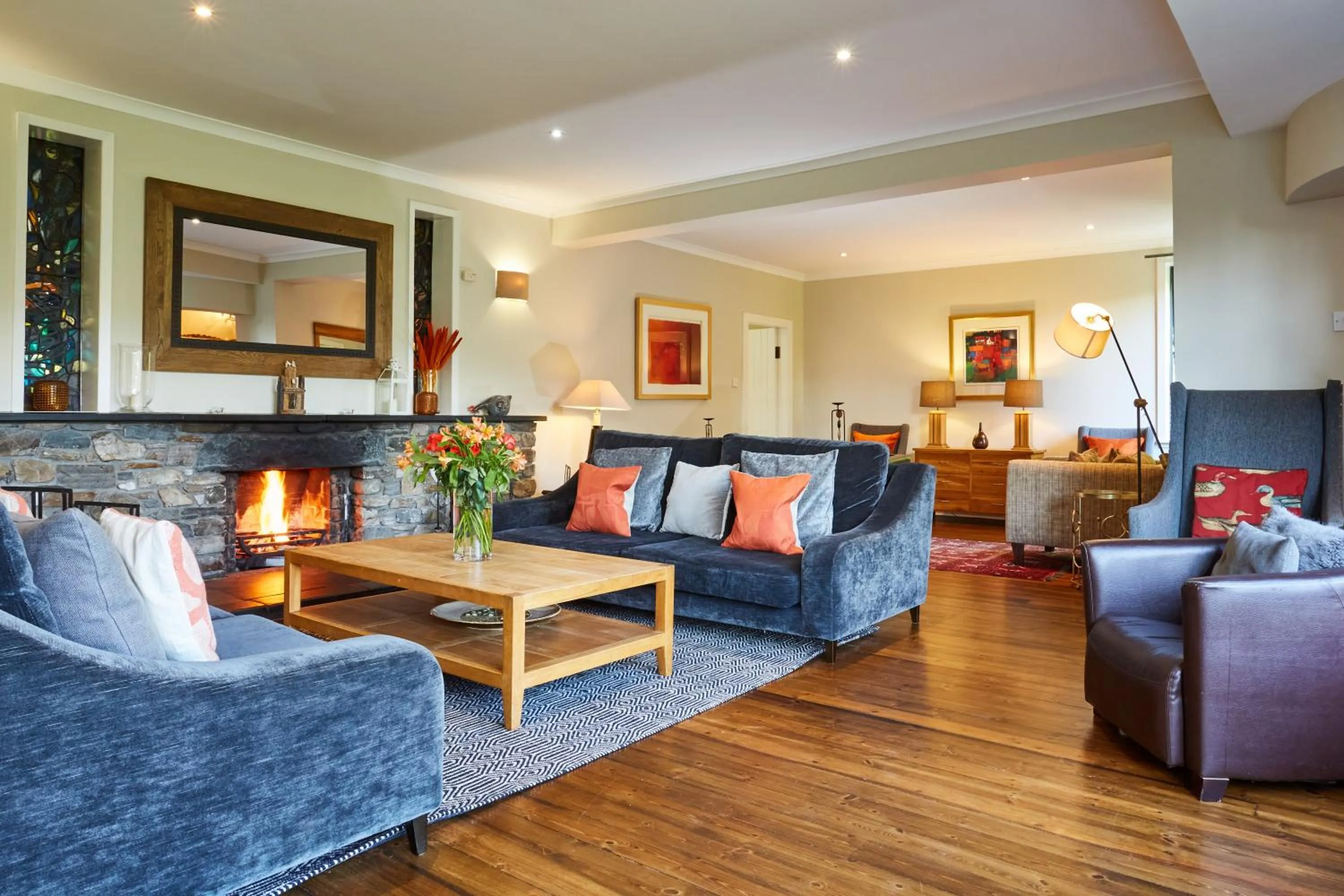 Living room in LOCH TAY HIGHLAND LODGES and GLAMPING PARK