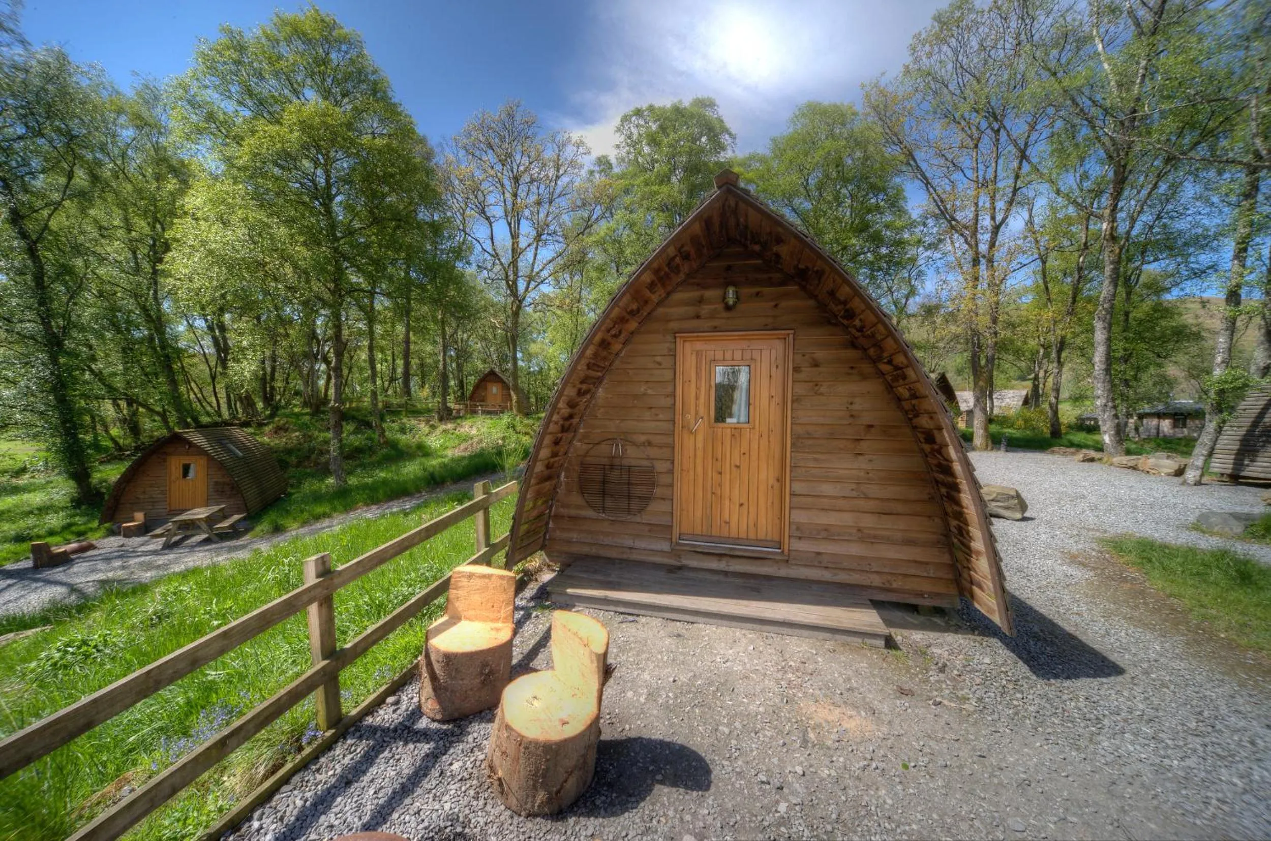 Property building in LOCH TAY HIGHLAND LODGES and GLAMPING PARK
