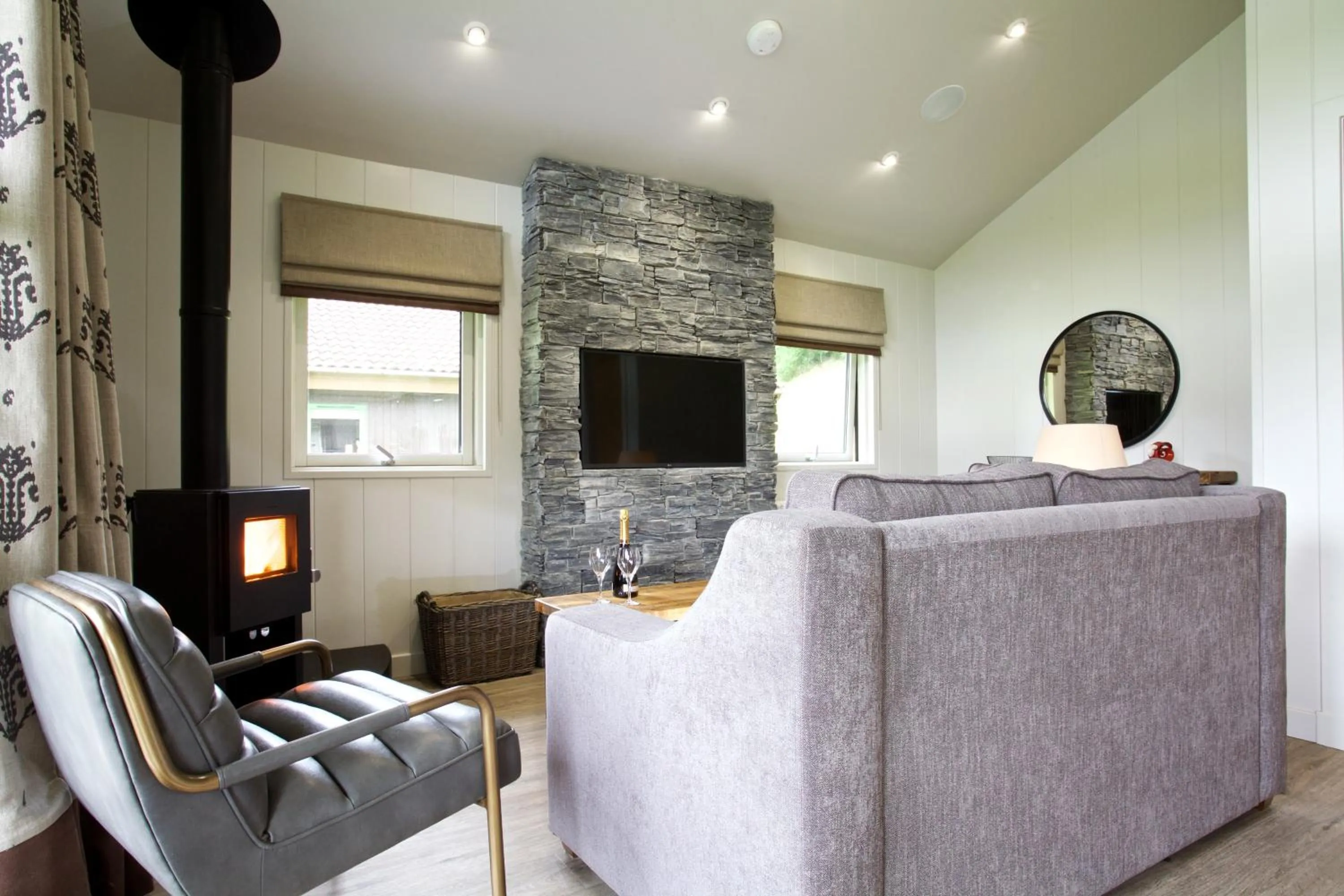 Living room in LOCH TAY HIGHLAND LODGES and GLAMPING PARK