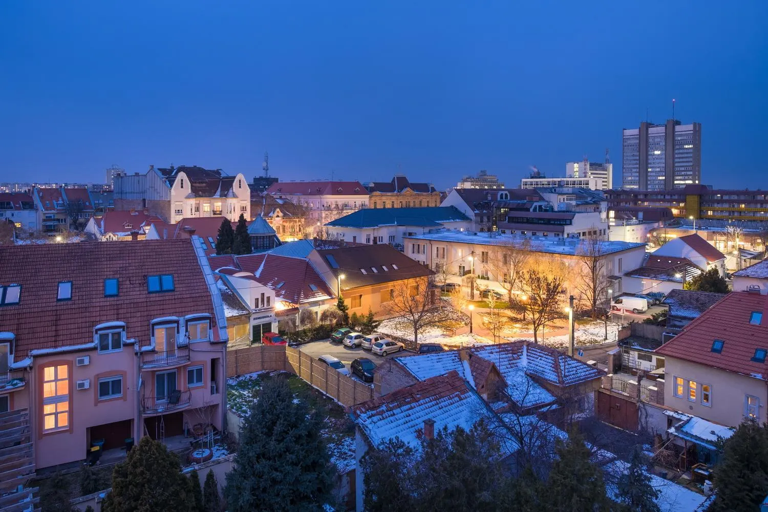City view in Semiramis Business Hotel